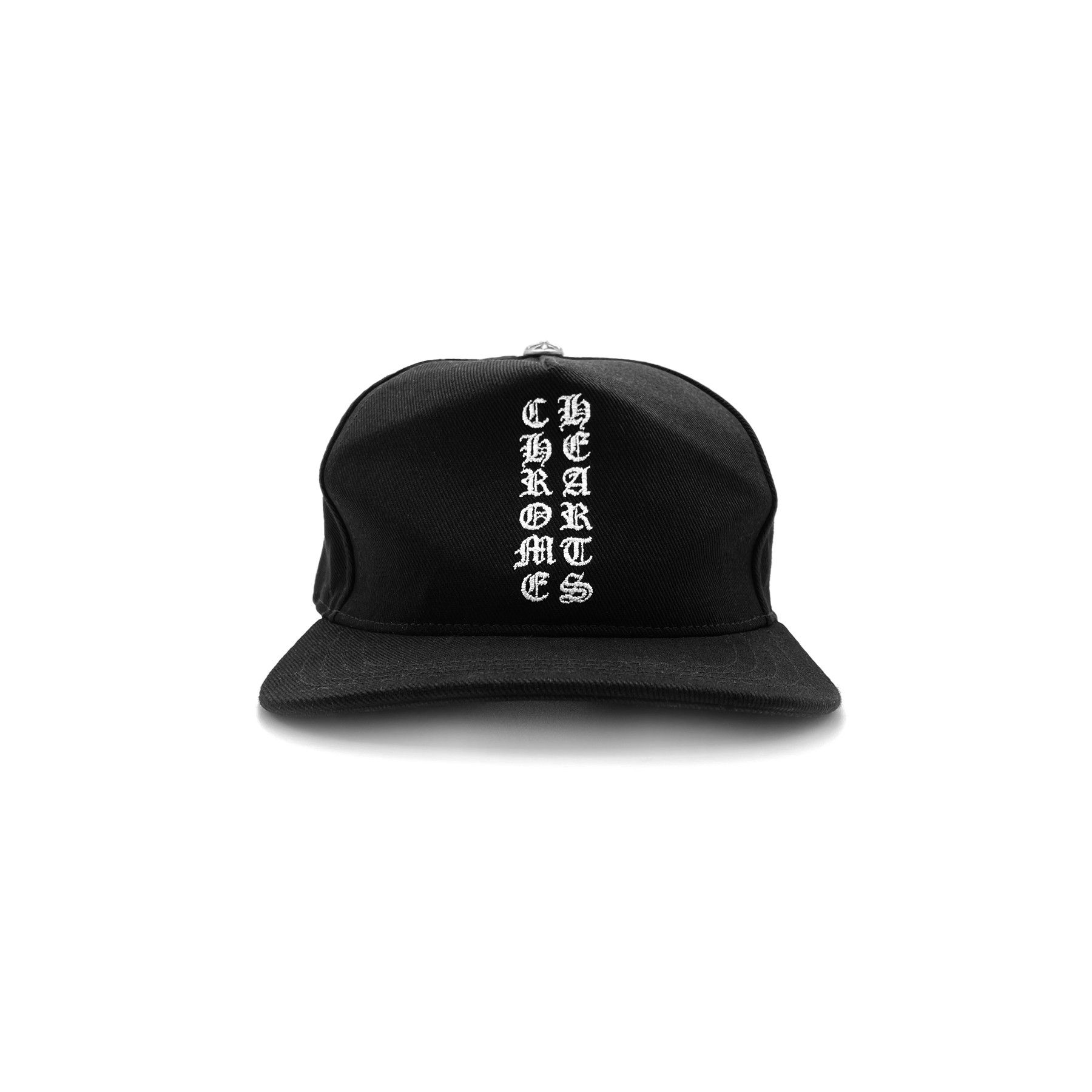 Chrome Hearts Chrome Hearts Black Embriodered Vertical Logo Baseball Cap Size ONE SIZE - 1 Thumbnail