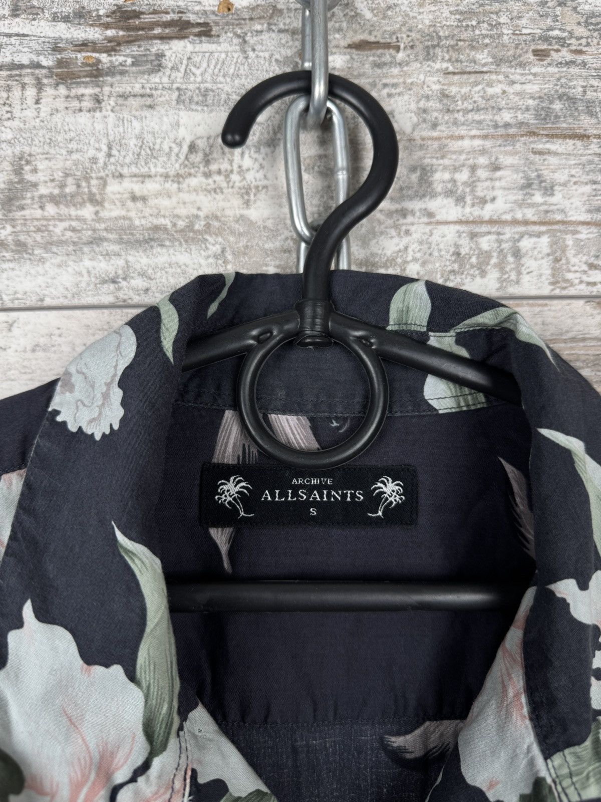 Allsaints Mens Vintage AllSaints LAYBACK SS SHIRT button up Hawaiian Size US S / EU 44-46 / 1 - 5 Thumbnail