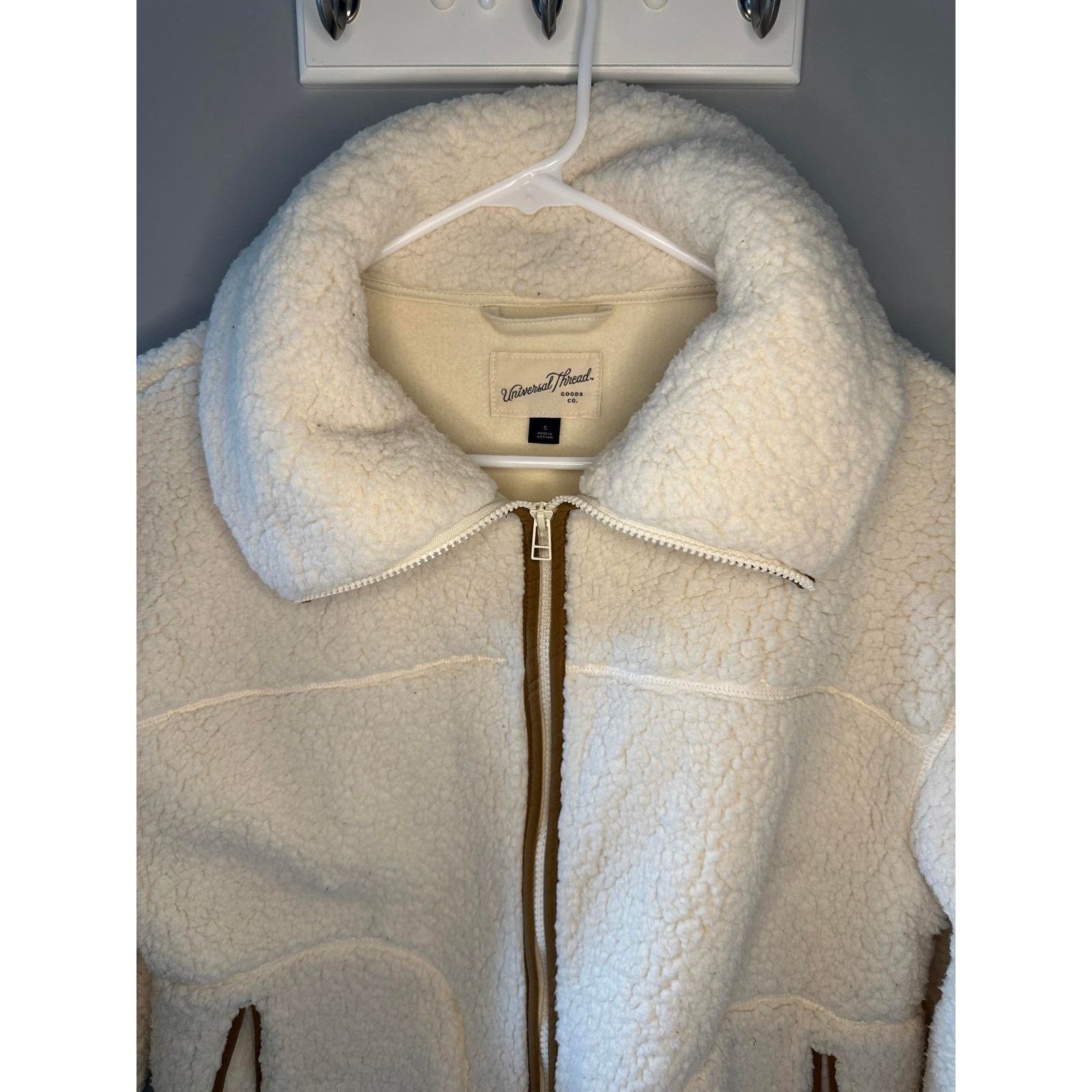 Other Universal Threads Sherpa Anorak Jacket White Women's Size S Size S / US 4 / IT 40 - 8 Thumbnail