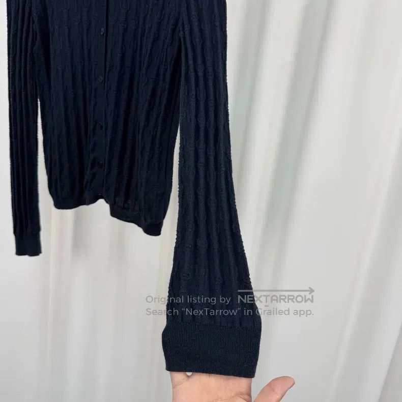 Hermes Hermes Pig nose full print embossed cashmere knitted cardi Size XS / US 0-2 / IT 36-38 - 4 Thumbnail