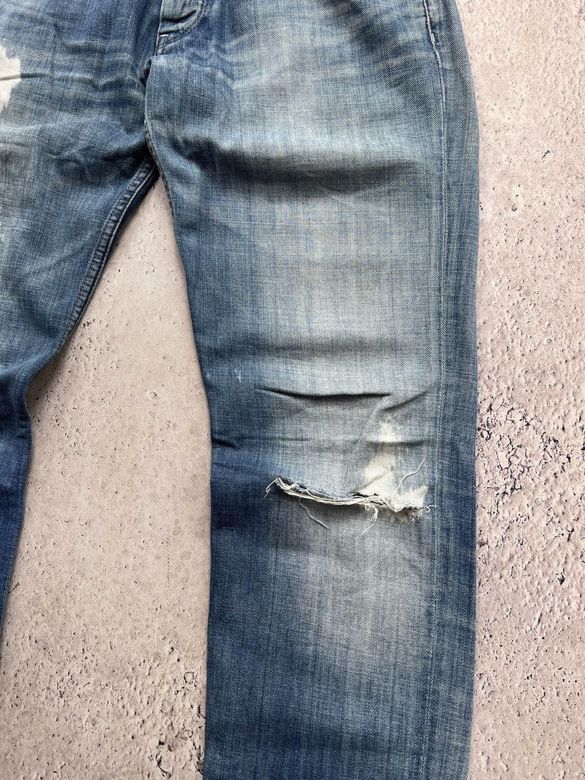 Andy Warhol × Japanese Brand Y2K Andy Warhol Pepe Jeans Art cargo JEANS Rare Retro Hype Size US 31 - 4 Thumbnail