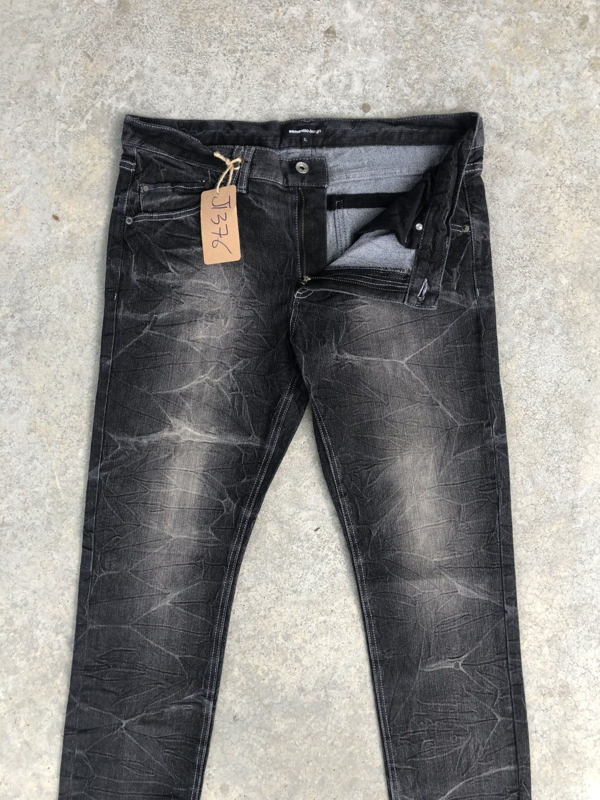 semanticdesign Japanese Semantic Design Distressed Jeans Size US 34 / EU 50 - 3 Thumbnail