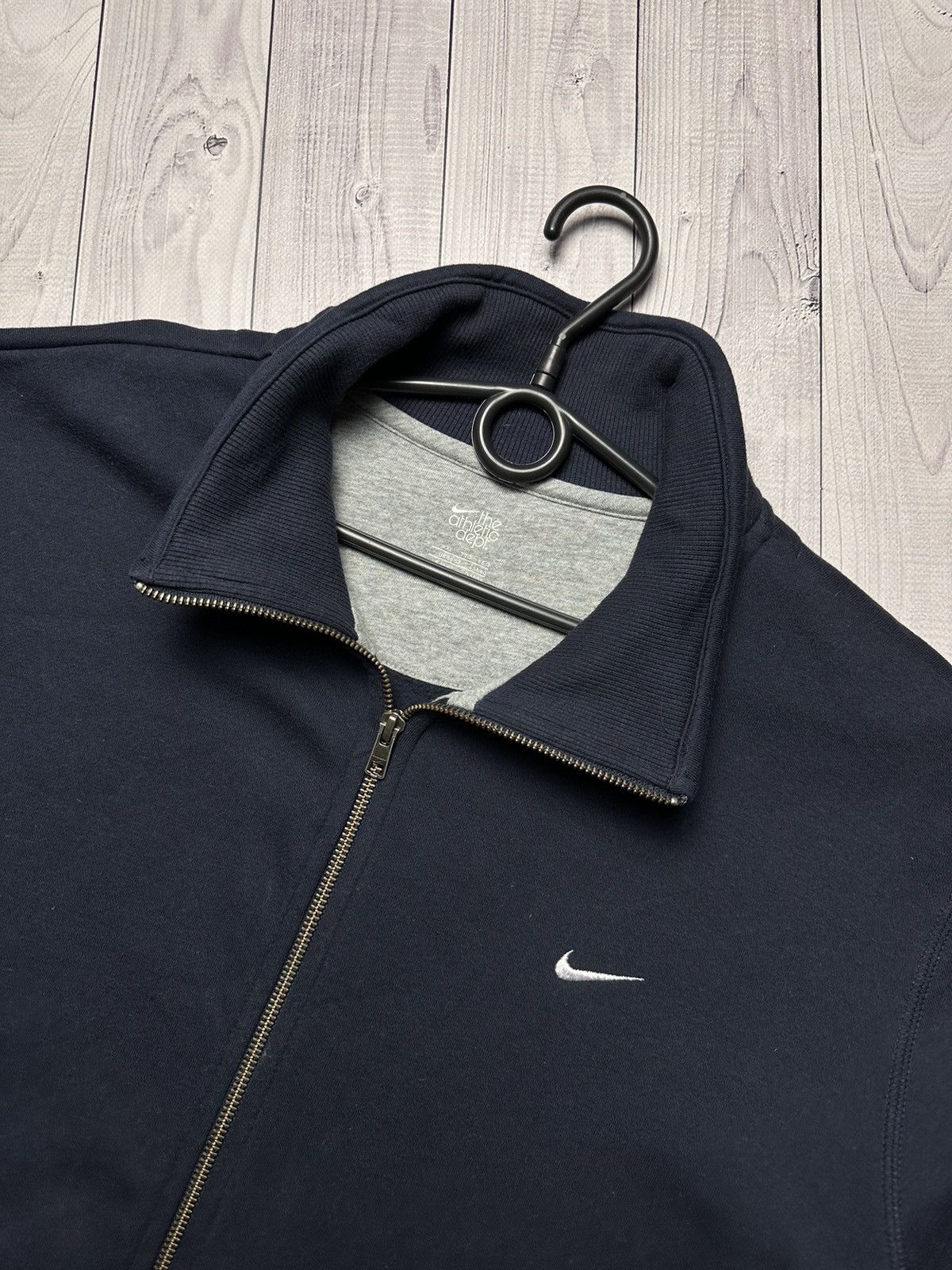 Vintage Vintage Nike zip track jacket size XXL logo swoosh Size US XXL / EU 58 / 5 - 3 Thumbnail