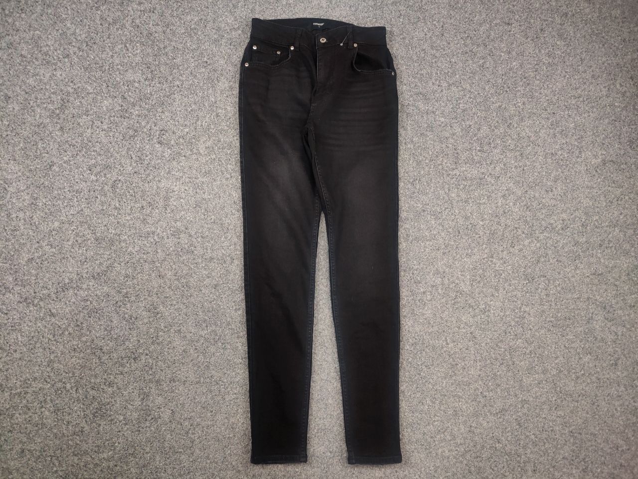 Represent Clo. Represent Destroyer Denim Black Fabric Faded Slim Fit Jeans Size US 29 - 2 Thumbnail