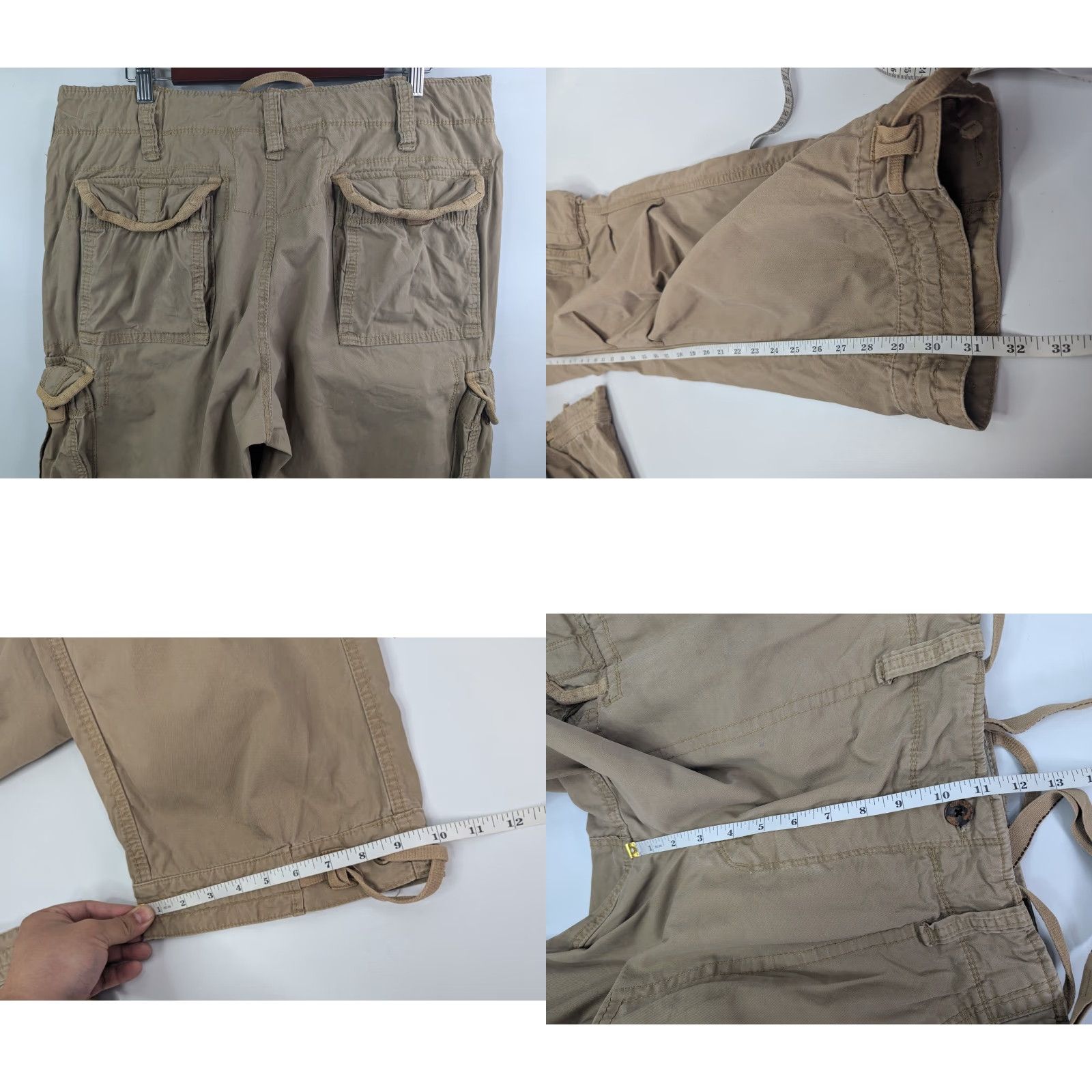 Vintage VINTAGE Surplus Tex Raw Mens XL Pants Trousers Cargo Combat Beiges Coyote 31in Inseam Ladies? Wait no gender: Mens. Size US 36 / EU 52 - 8 Thumbnail