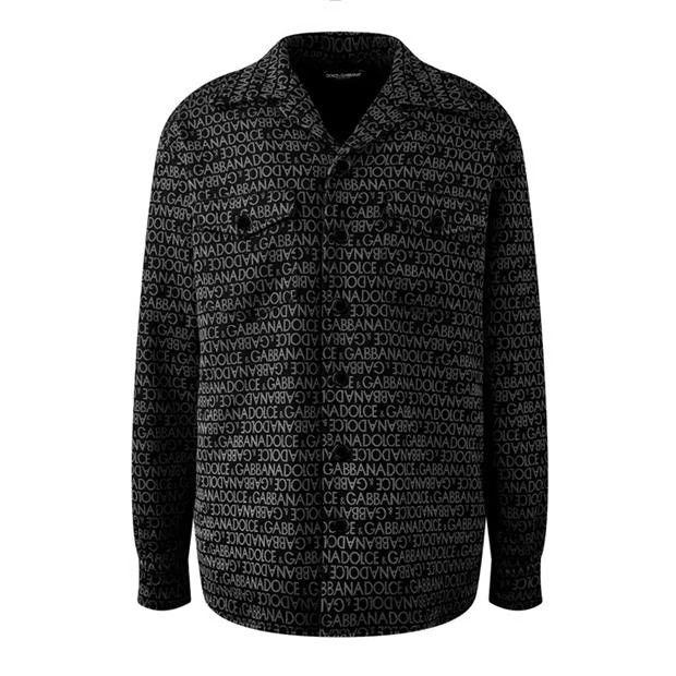 image of Dolce Gabbana O1G2R1Mq0324 Jackets In Black & Grey in Black/Grey, Men's (Size Small)