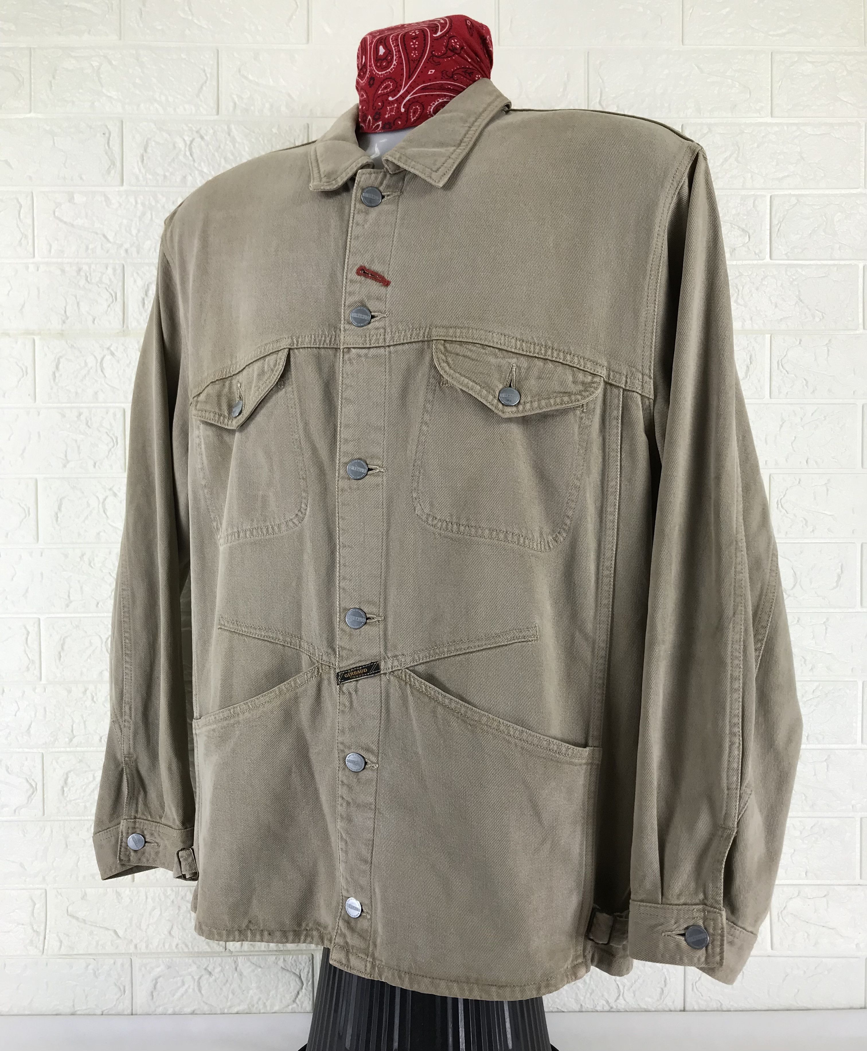Marithe + Francois Girbaud Vintage Marithe Francois Girbaud Light Jacket Size US L / EU 52-54 / 3 - 3 Thumbnail