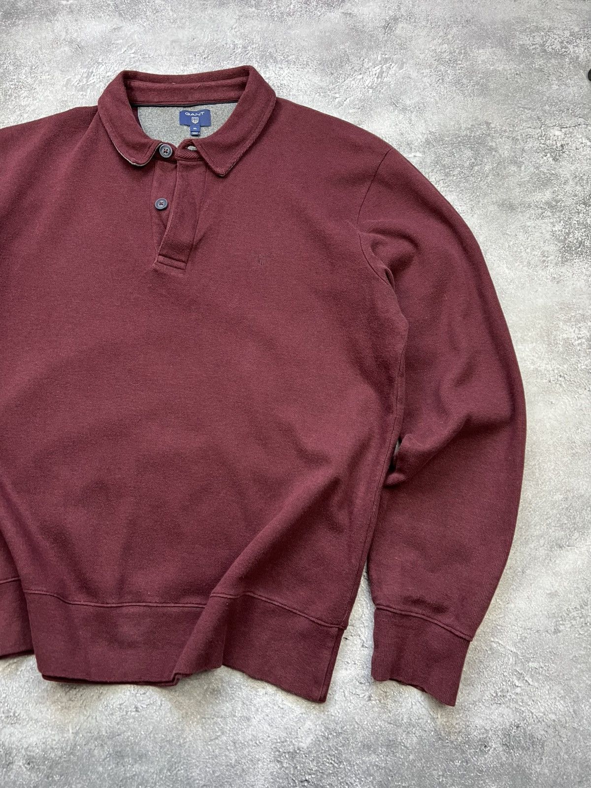 Gant Gant Mens Classic Sweater 1/4 Zip Cherry Red Size US XL / EU 56 / 4 - 2 Thumbnail
