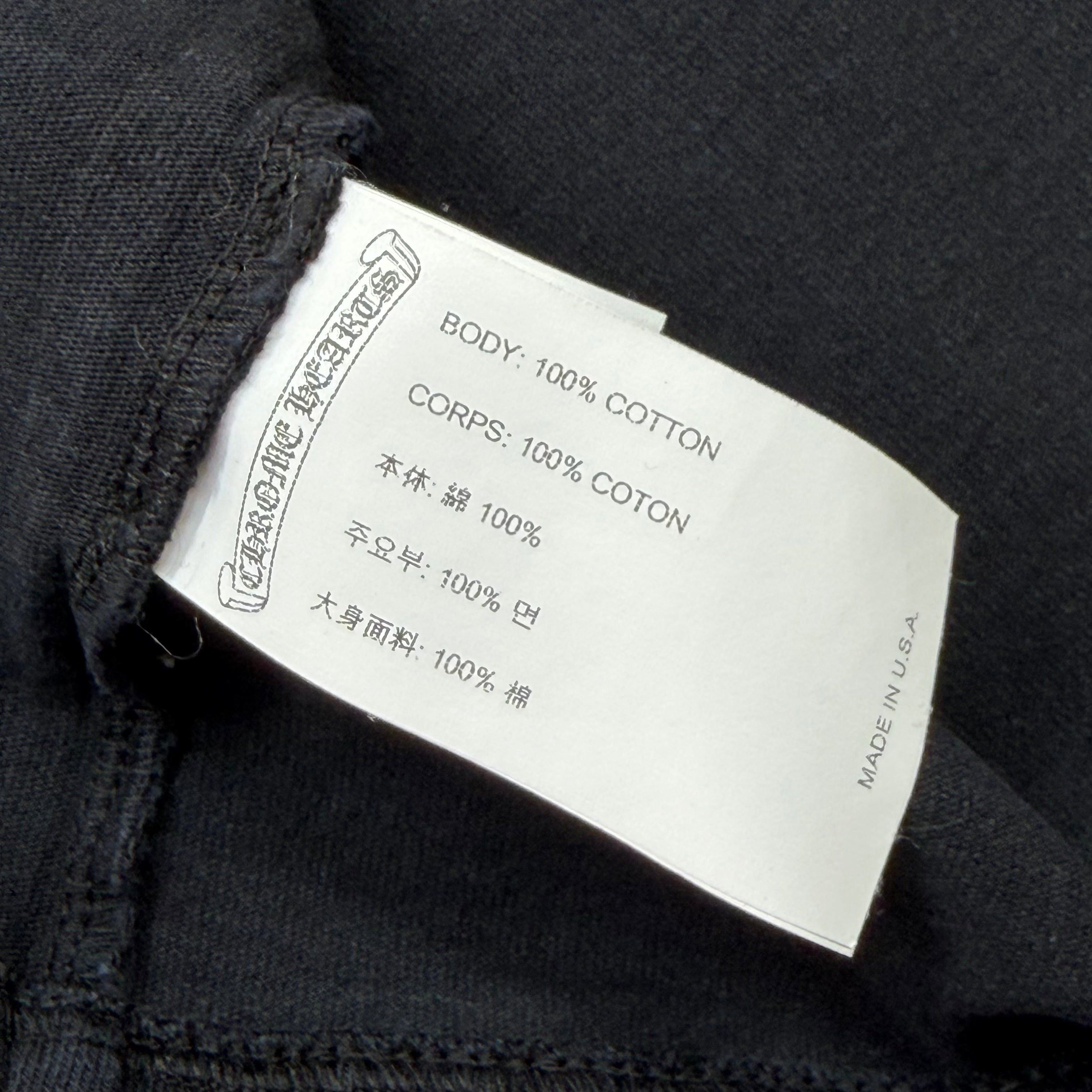 Chrome Hearts Chrome Hearts GRP Y Not Embroidered Black Tee XL Size US XL / EU 56 / 4 - 5 Thumbnail