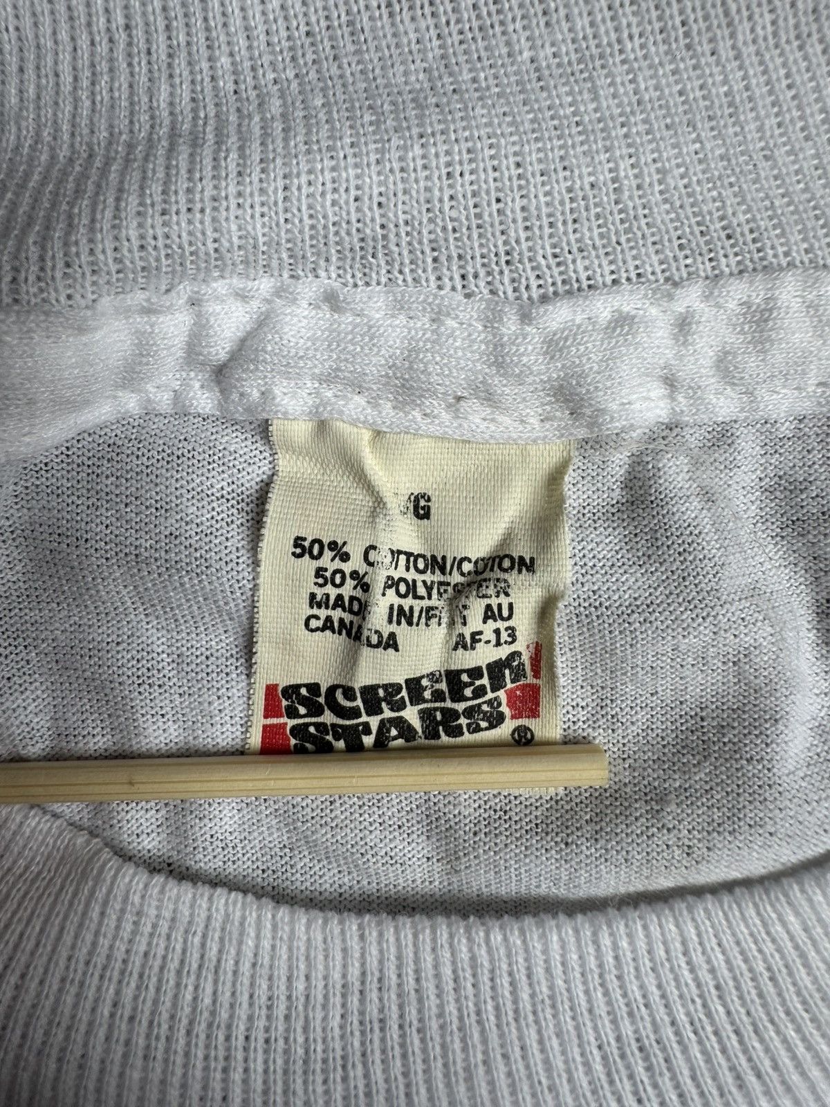Vintage Vintage 80s The Who Band Tee Single Stitch Screen Stars Size US L / EU 52-54 / 3 - 5 Thumbnail