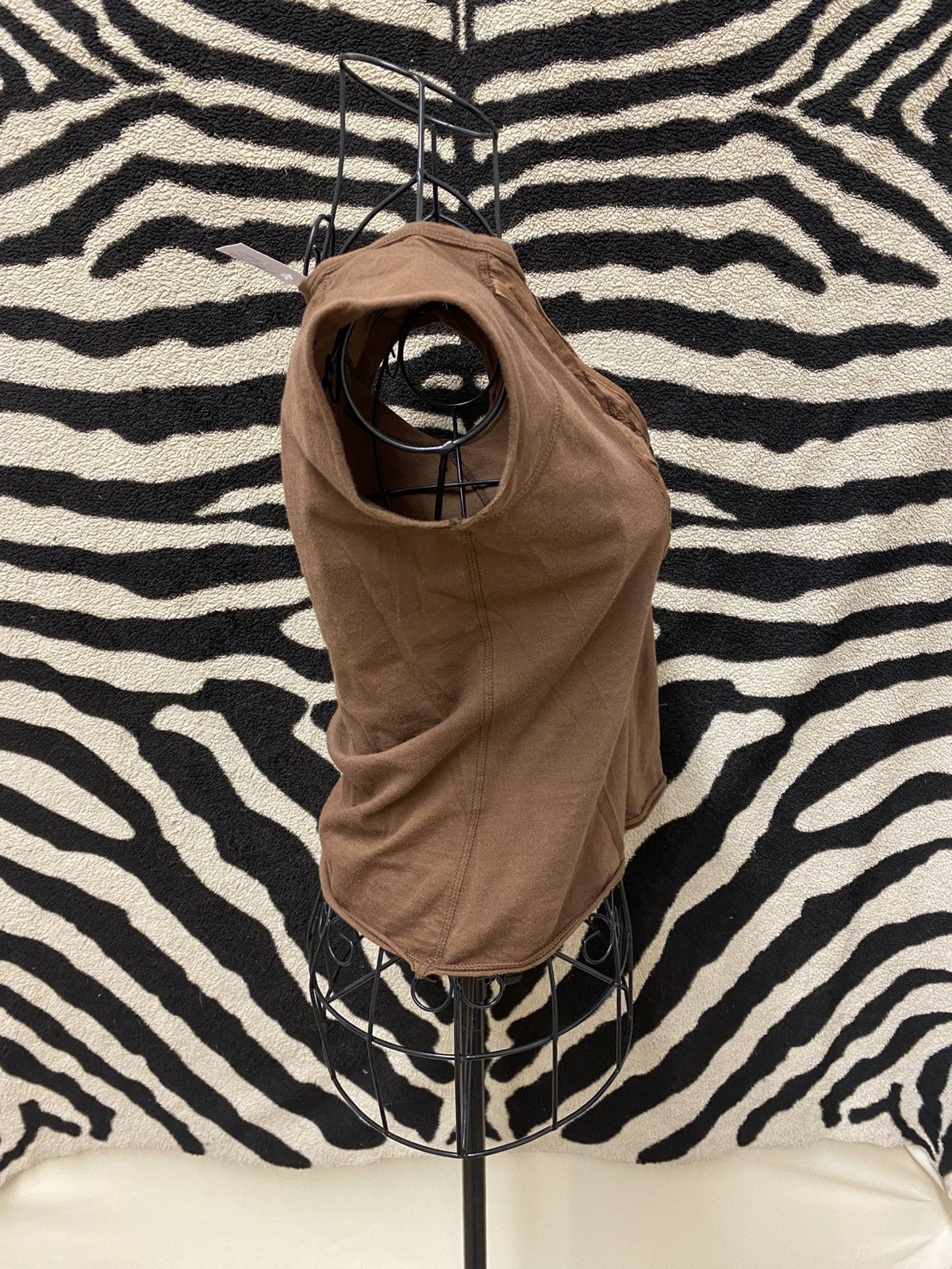 Vintage Vintage dark brown cotton t-shirt Size S / US 4 / IT 40 - 4 Thumbnail
