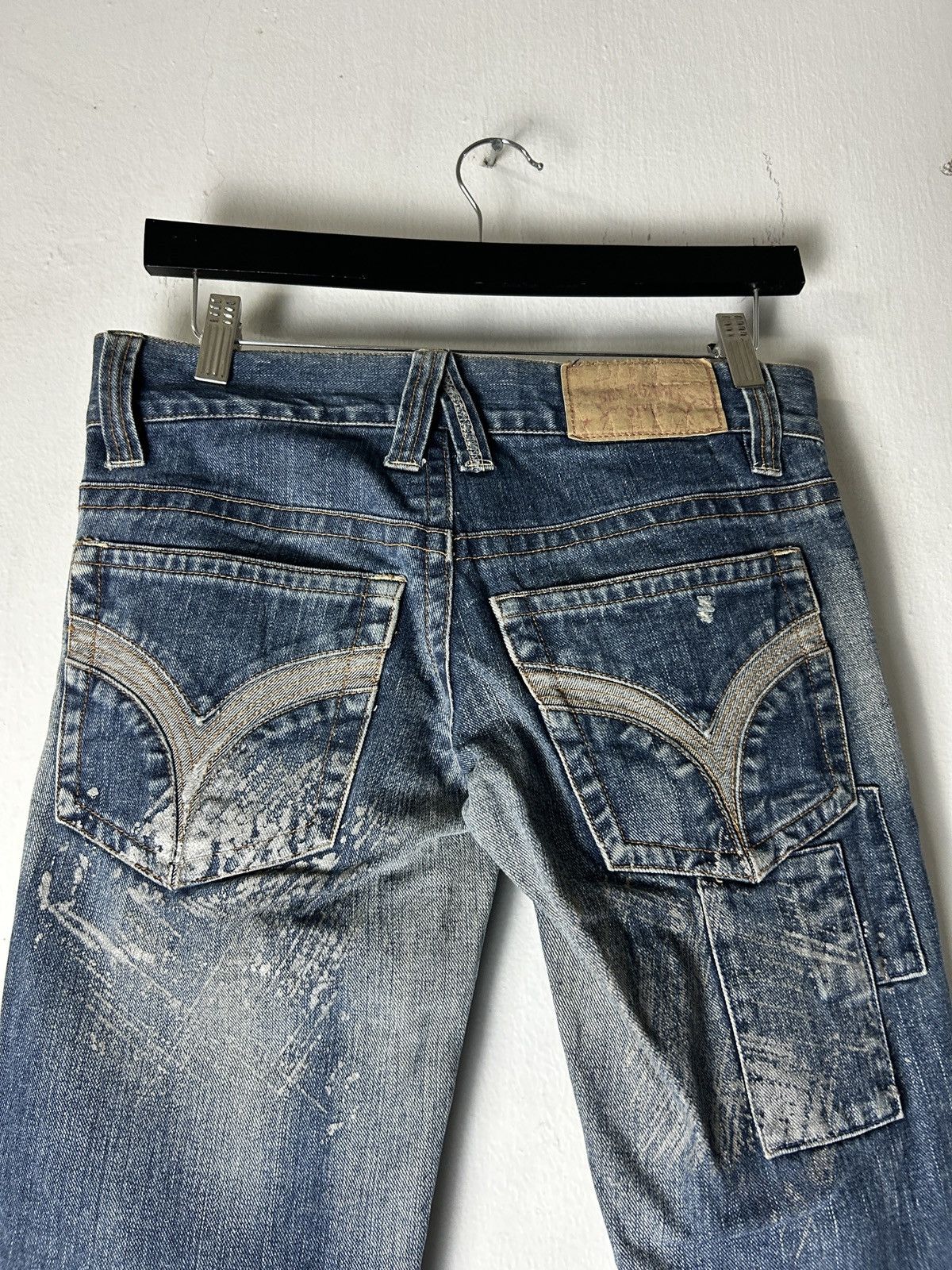Tornado Mart Sky Bomber Patches Flared Jeans Size 28" / US 6 / IT 42 - 7 Thumbnail