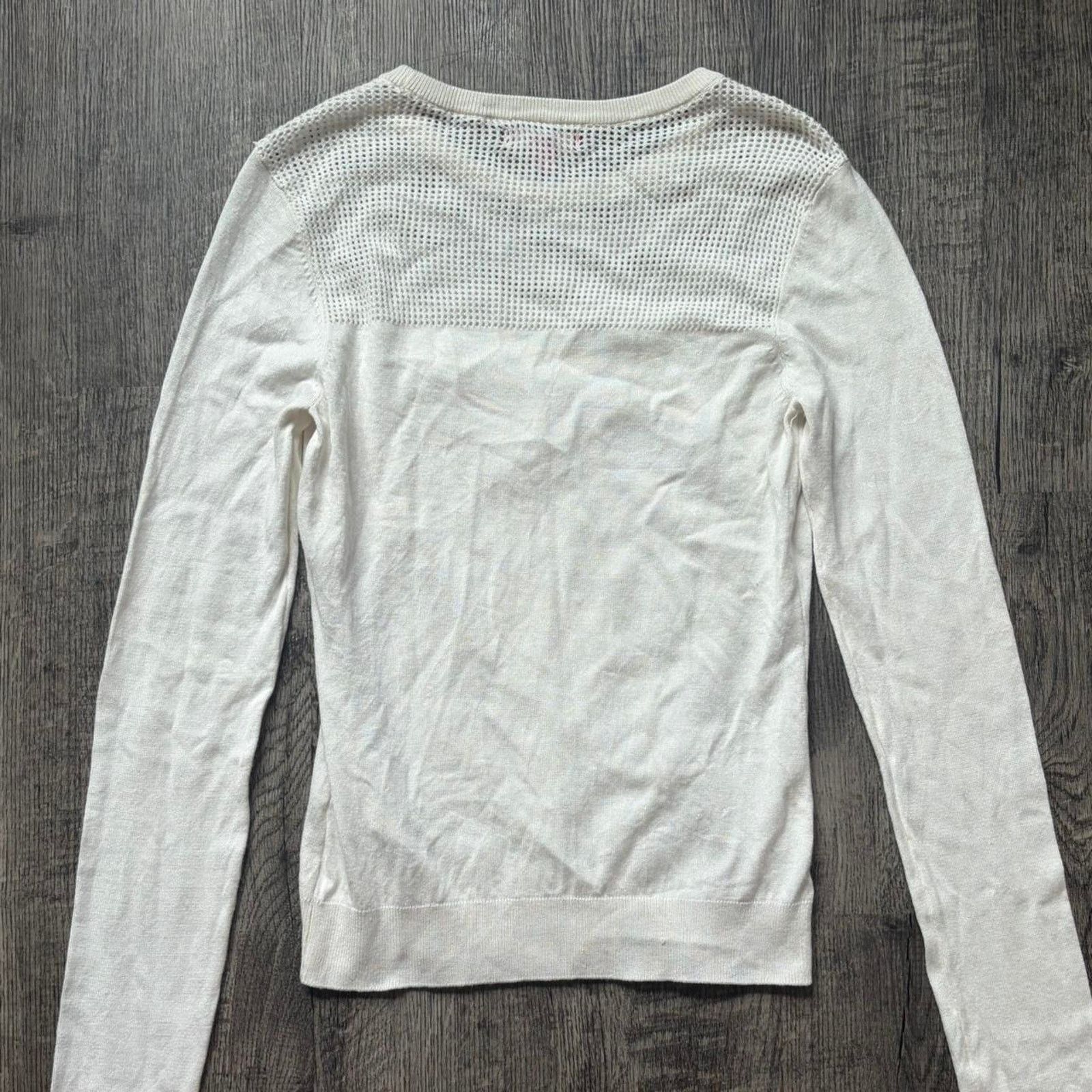 Guess Guess white knit long sleeve Size M / US 6-8 / IT 42-44 - 3 Thumbnail