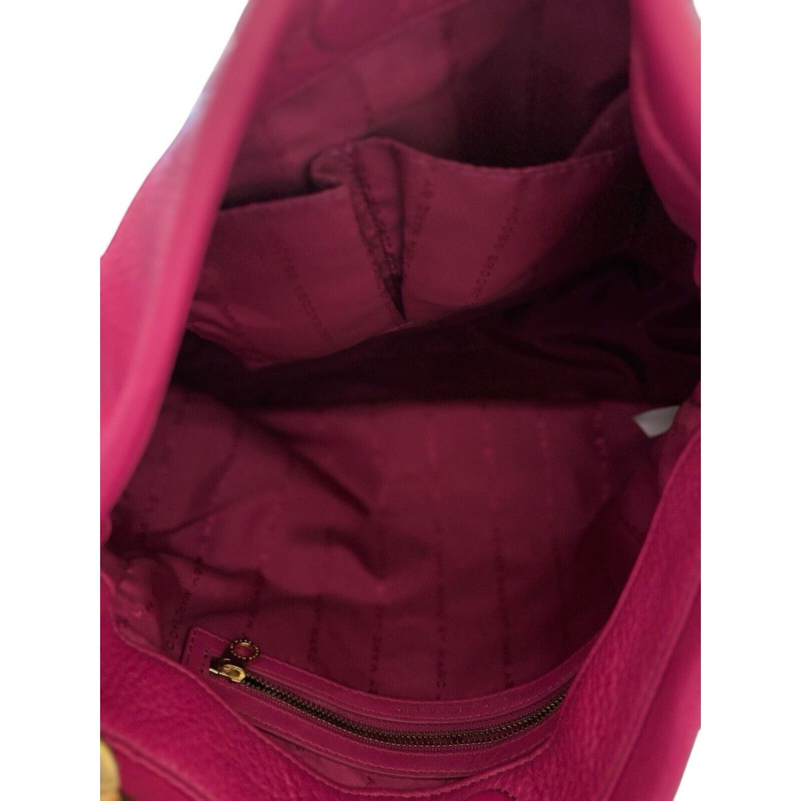 Marc Jacobs Marc Jacobs Classic Hillier Leather Hobo Bag Pink Dust bag Size ONE SIZE - 7 Thumbnail