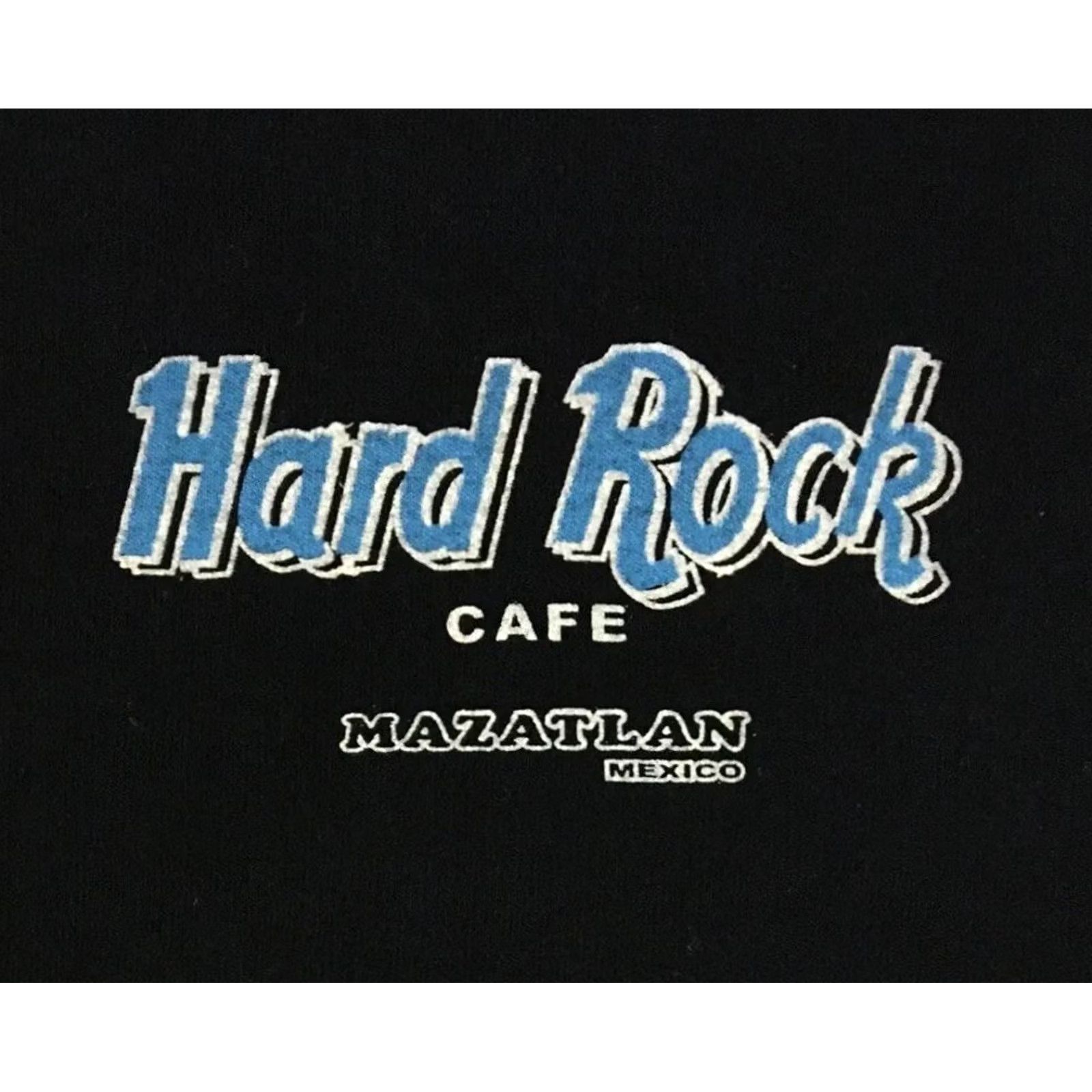 Nautica VINTAGE Mazatlan Mexico Bar Faded Shirt M L Beach Nautical Surf Beer Dive Grunge Navy Black USA 80s 90s Sailing Mens T-Shirt Short Sleeve Size US M / EU 48-50 / 2 - 4 Thumbnail