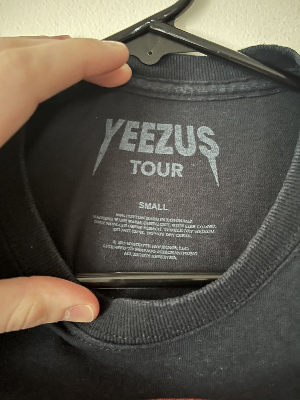 Band Tees 2013 YEEZUS TOUR SKI MASK TEE Size US S / EU 44-46 / 1 - 6 Thumbnail