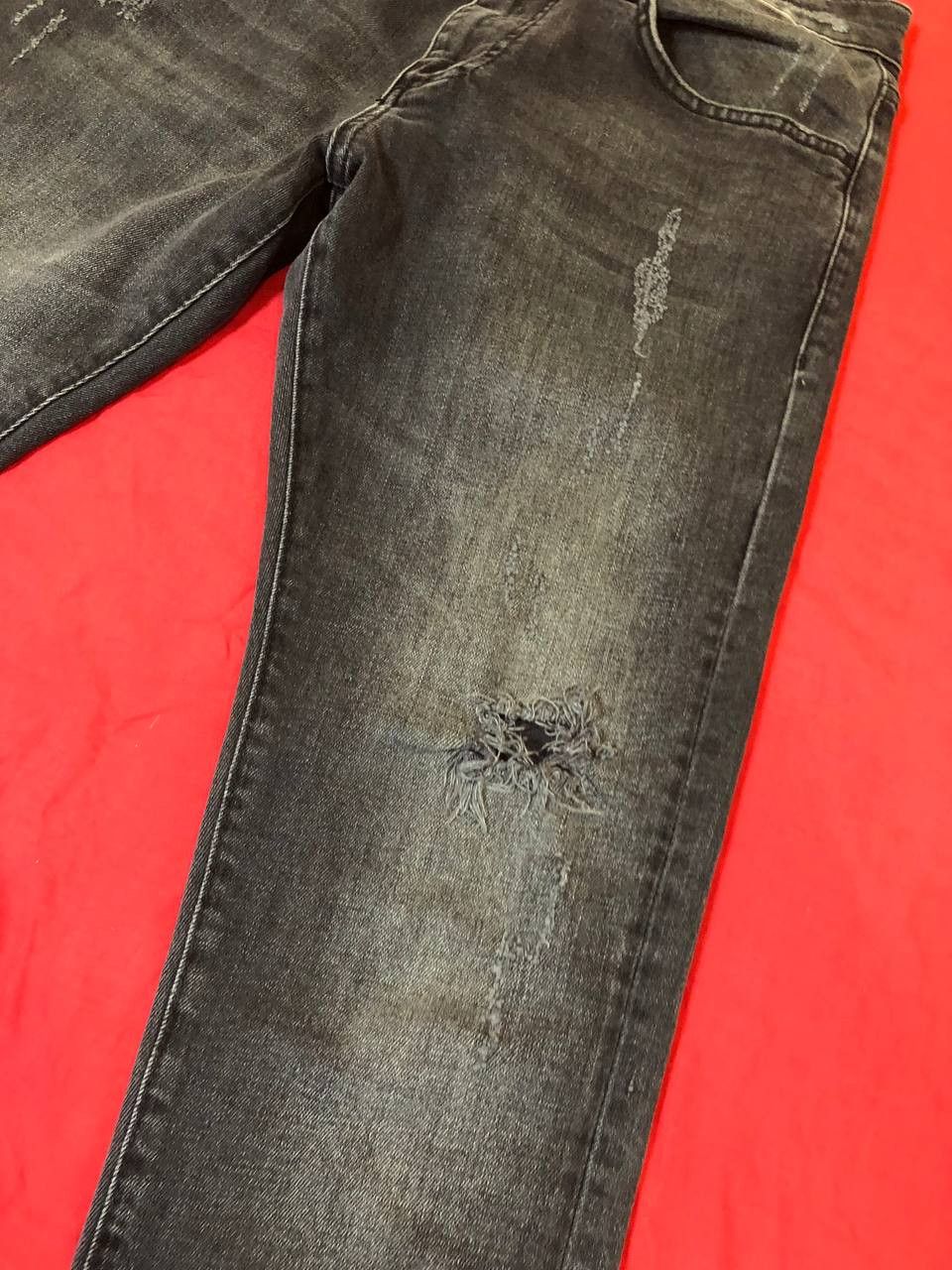 Dolce & Gabbana DOLCE & GABBANA Denim Skinny Jeans Gray luxury Size US 30 / EU 46 - 16 Thumbnail