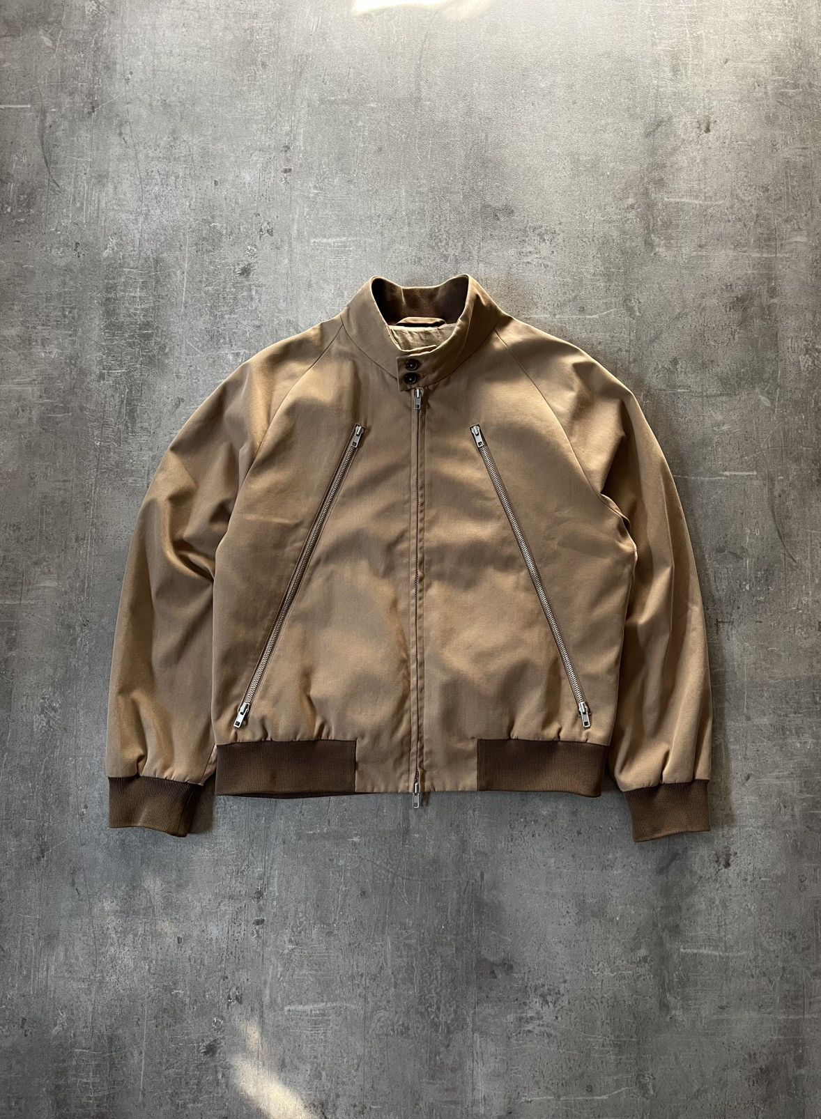 Maison Margiela Maison Margiela S/S 18 cotton silk 5 zip jacket beige rare Size US M / EU 48-50 / 2 - 1 Thumbnail