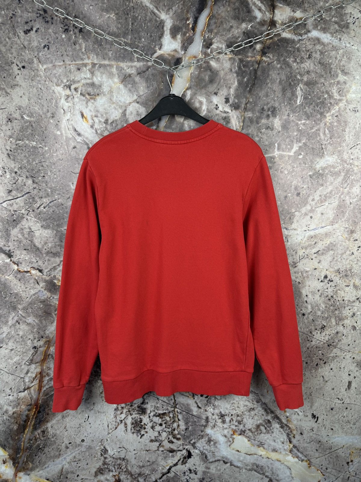 Calvin Klein Calvin Klein Red Crewneck Sweatshirt Embroidered Logo Size US L / EU 52-54 / 3 - 9 Thumbnail