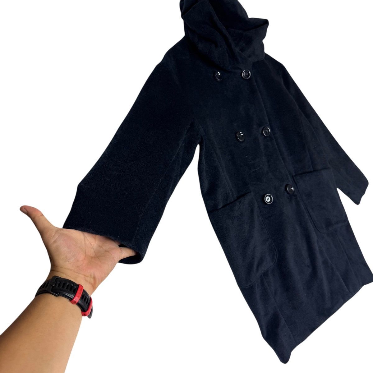 Hiroko Koshino Homme 🔥LAST PRICE🔥 HK Works London Mushroom Hooded Fleece Jacket Size L / US 10 / IT 46 - 6 Thumbnail
