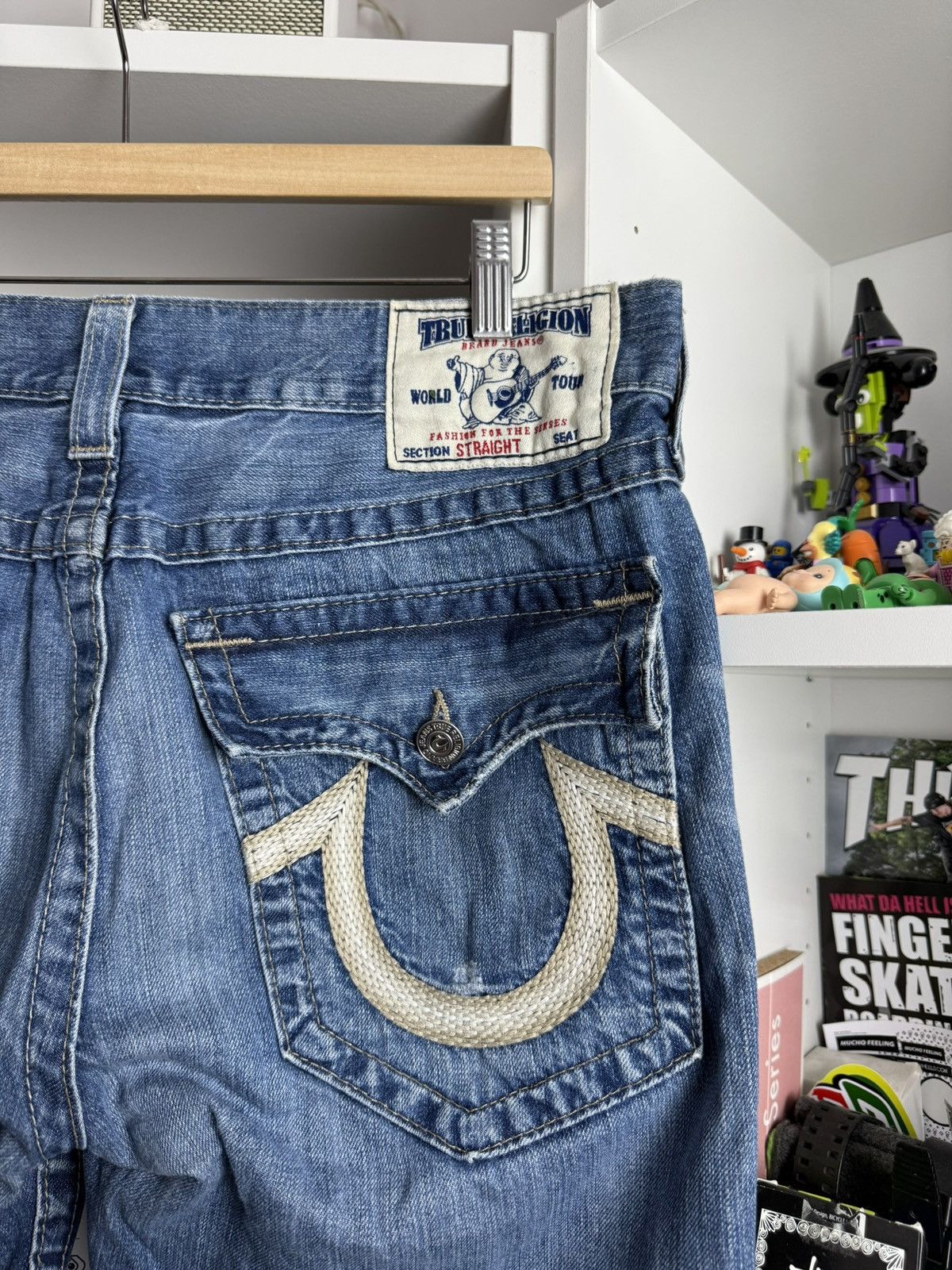 True Religion × Vintage VIntage y2k True Religion bobby super T baggy denim pants 36 Size US 36 / EU 52 - 4 Thumbnail