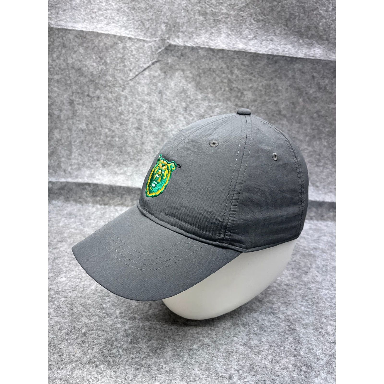 Nike Nike Golf Hat Cap Strap Back One Size Adult Gray 100% Polyester Adjustable Bear Logo Nike Hat Golf Mens Cap Size ONE SIZE - 4 Thumbnail