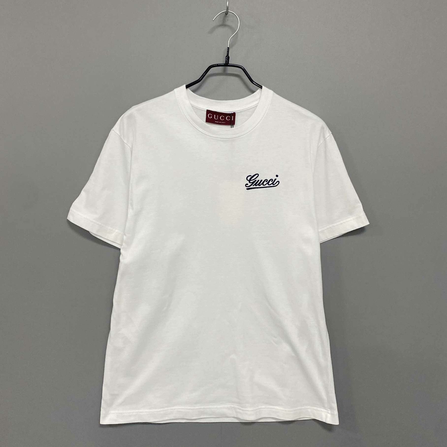 Gucci Gucci Retro Embroidered T-Shirt xxs Men Size US XXS / EU 40 - 1 Thumbnail