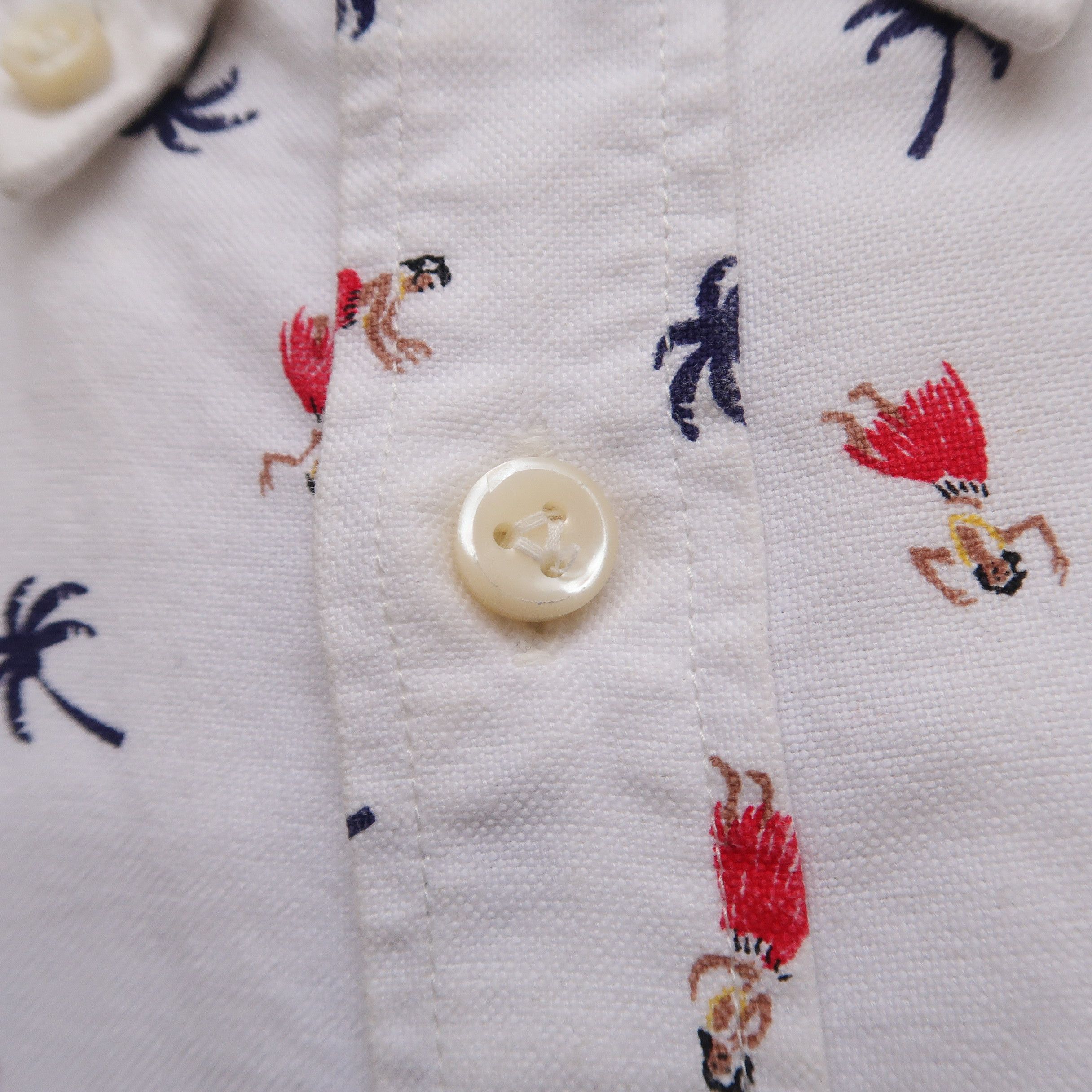 Beams Plus Vintage 1976 Beams Dancing Girl Oxford Shirt Size US L / EU 52-54 / 3 - 6 Thumbnail
