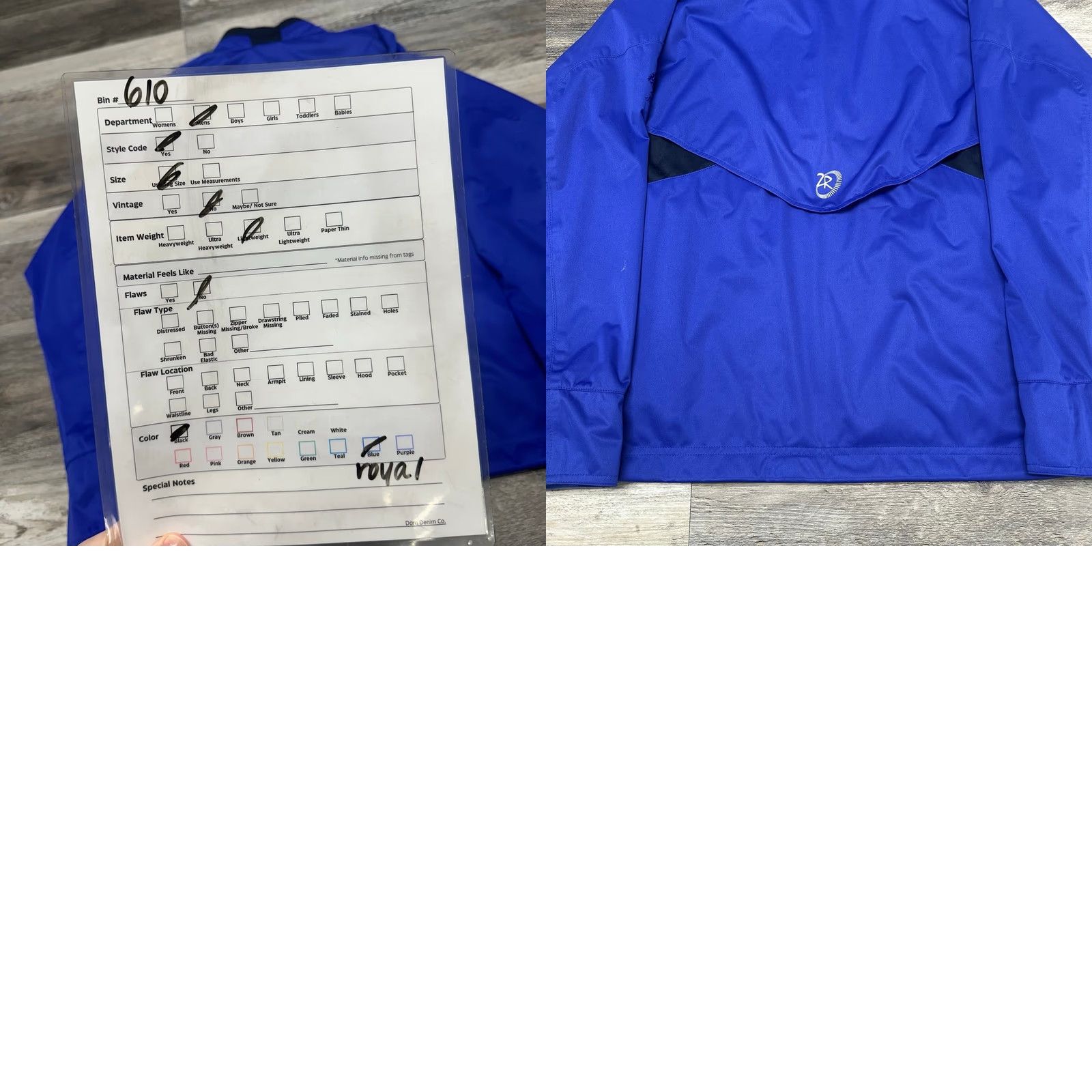 Vintage Zero Restriction Tour Series Royal Blue L Avalon Estate Performance Jacket Golf Windbreaker Men Size US L / EU 52-54 / 3 - 8 Thumbnail