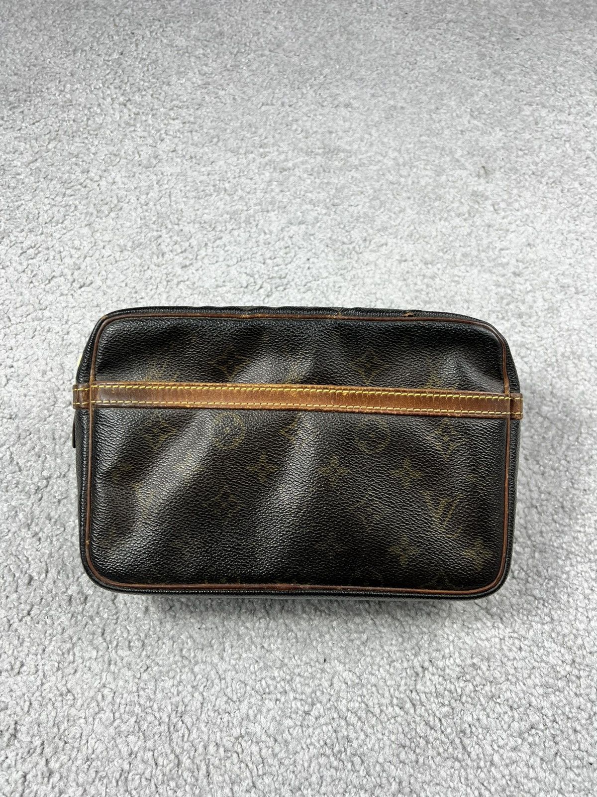 LOUIS VUITTON Monogram Compiegne 23 Clutch Bag