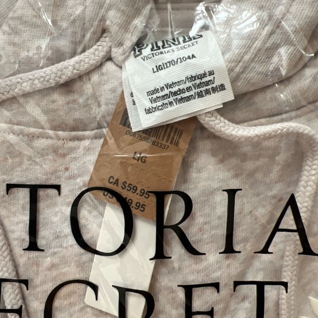 Victoria's Secret Victoria's Secret Pink Everyday Fleece Cropped Hoodie, L Size L / US 10 / IT 46 - 12 Thumbnail