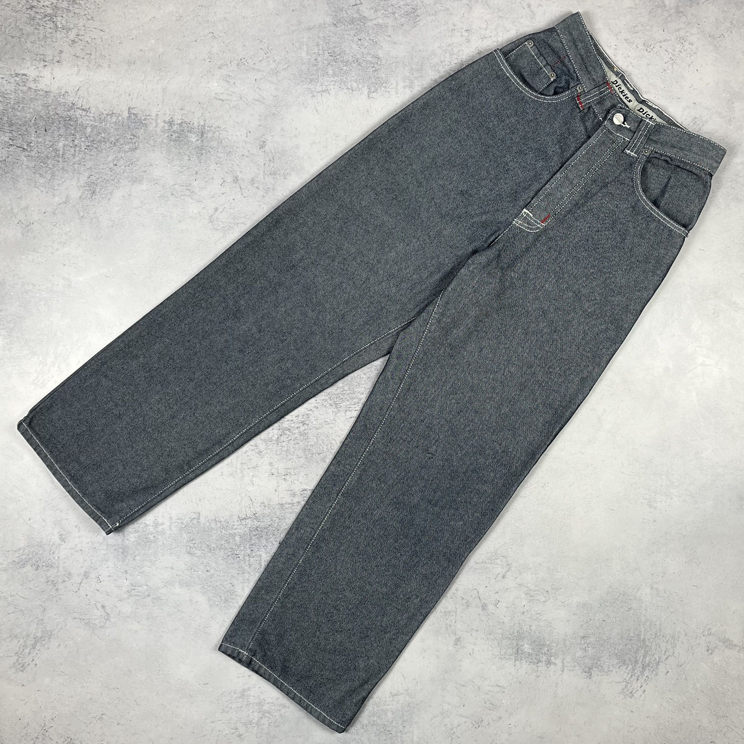 Dickies Vintage Dickies Baggy Silver Blue Pants Jeans 90’s Size US 26 / EU 42 - 13 Thumbnail