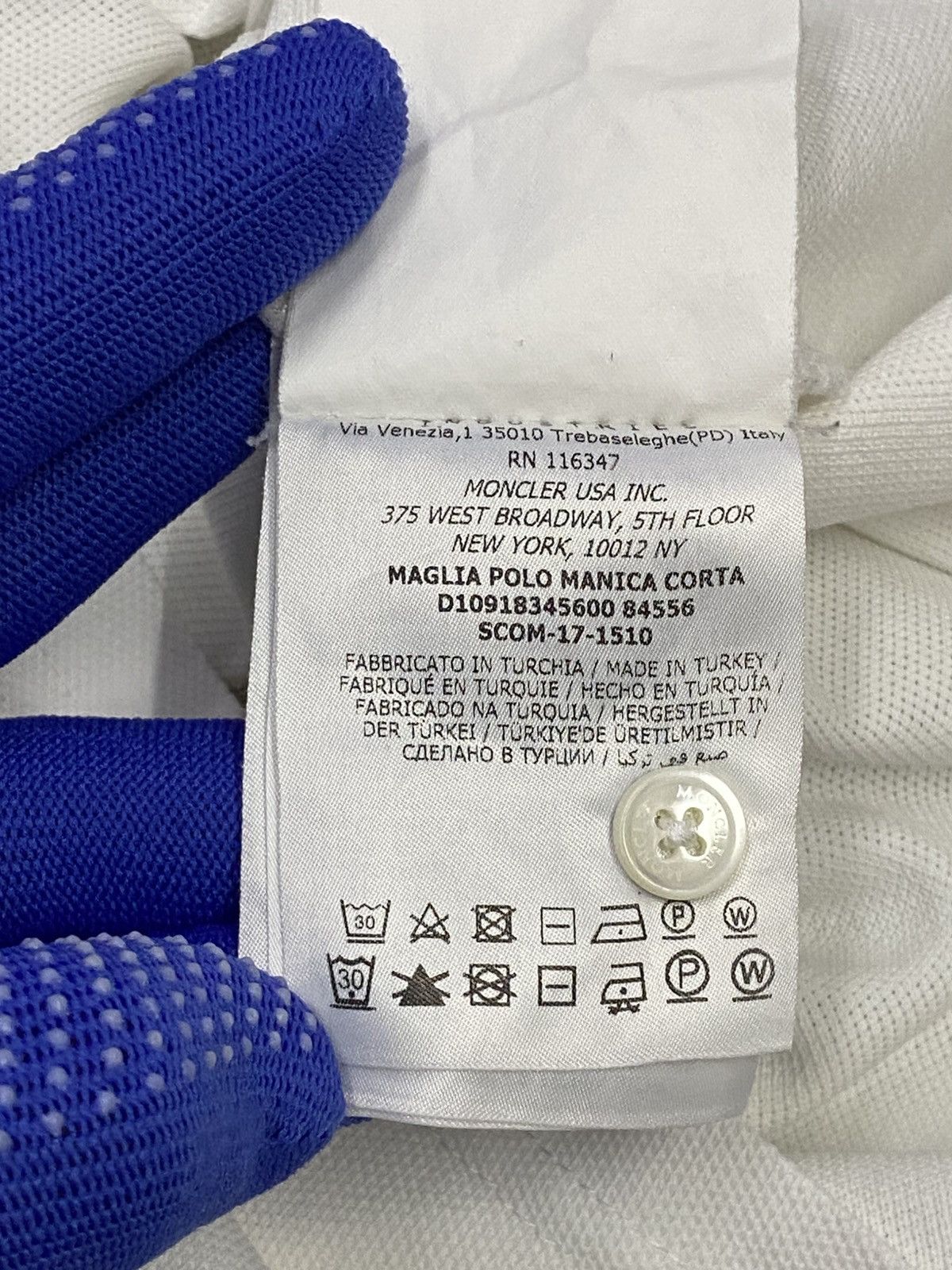 Moncler Moncler Contrast Rib Polo Shirt Size US L / EU 52-54 / 3 - 11 Thumbnail