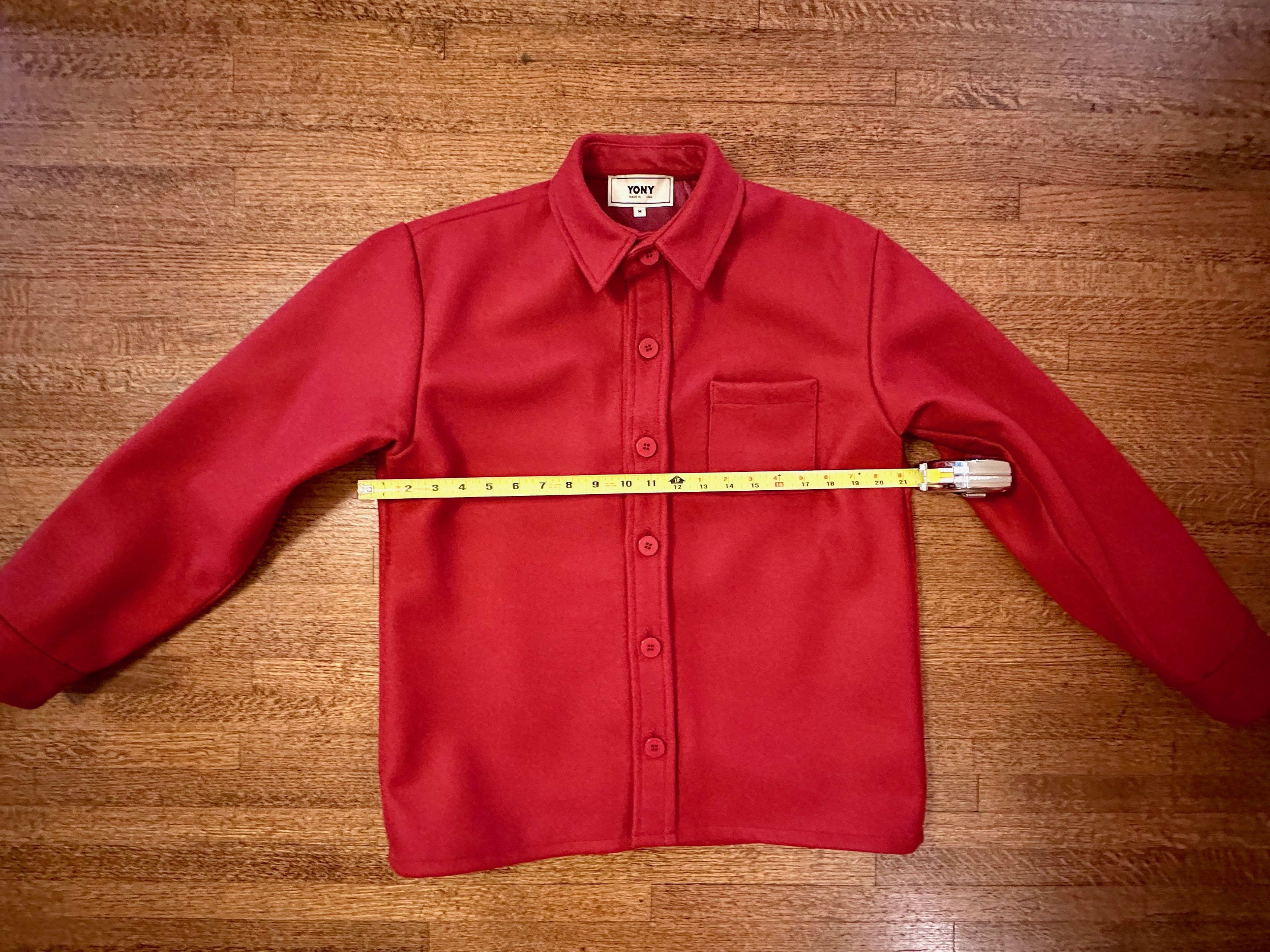 Vintage YONY Wool Shirt Jacket Size US M / EU 48-50 / 2 - 4 Thumbnail
