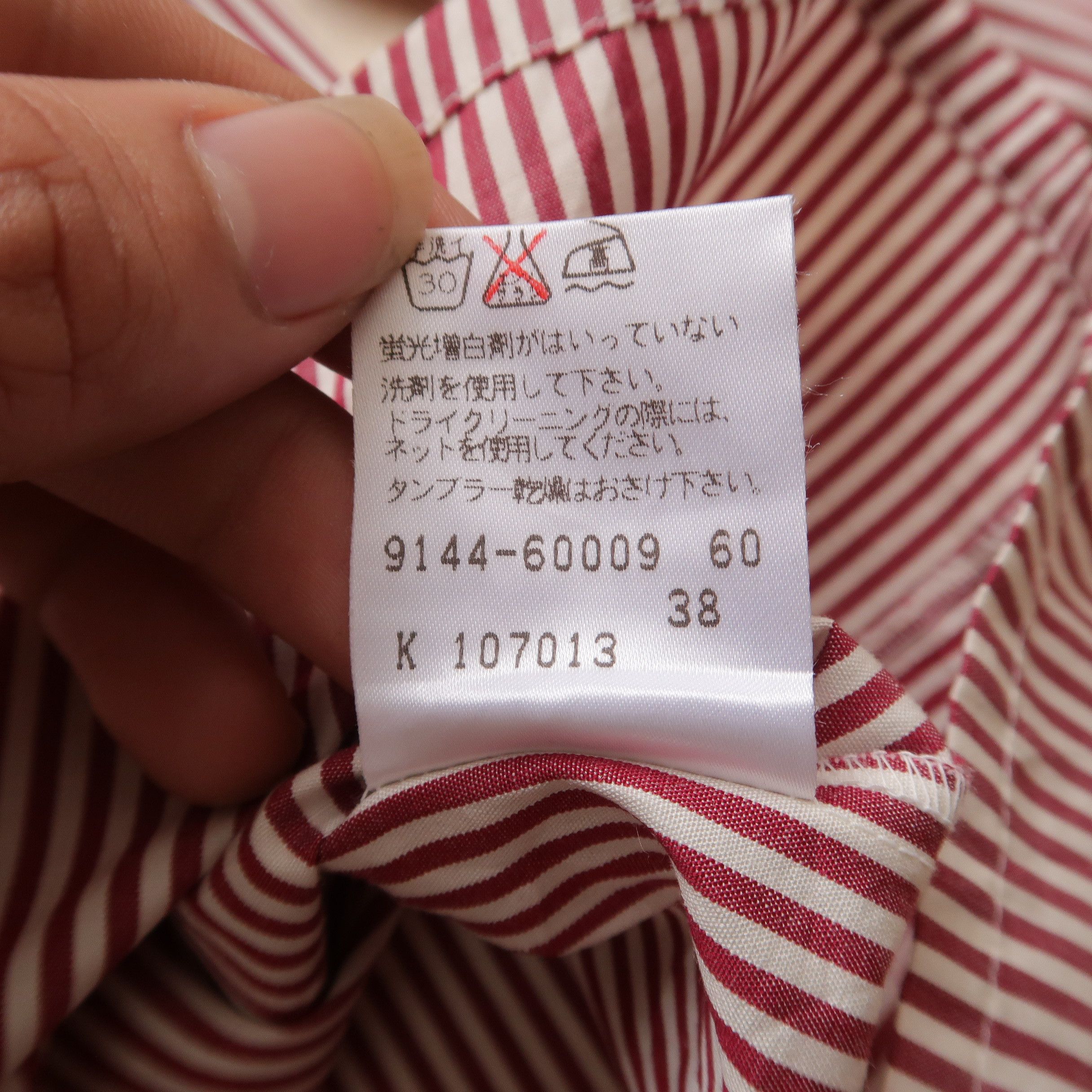 Japanese Brand 1990s Karl Lagerfeld Stripe Party Shirt Laces Size US M / EU 48-50 / 2 - 14 Thumbnail