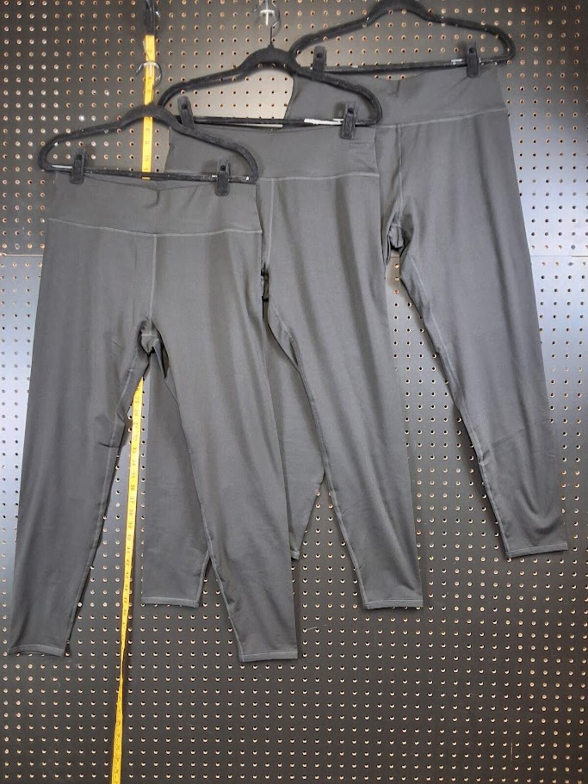 Genetic Manipulation Shinichiro Kuriya New Black High-Waisted Leggings Pack of Three - 1XL Size 40" / US 18 - 1 Thumbnail