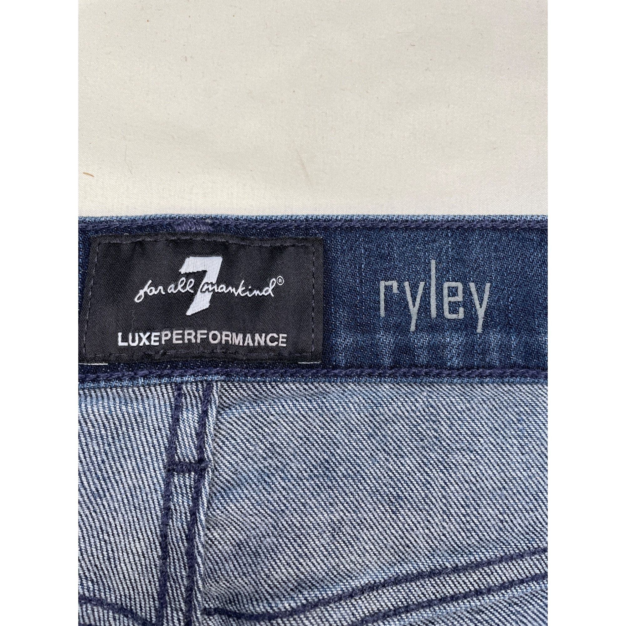 7 For All Mankind 7 for All Mankind Men's Blue Jeans Straight Size 38 x 32 SKU Size US 38 / EU 54 - 7 Thumbnail