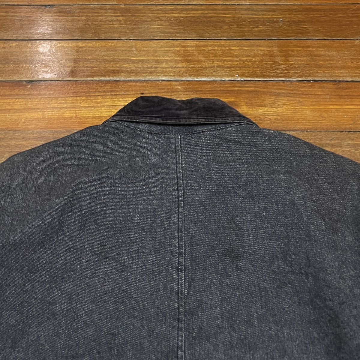 A.P.C. Very Rare Design Vintage Brand APC MA-1 Denim Jacket 1990s Size US M / EU 48-50 / 2 - 4 Thumbnail