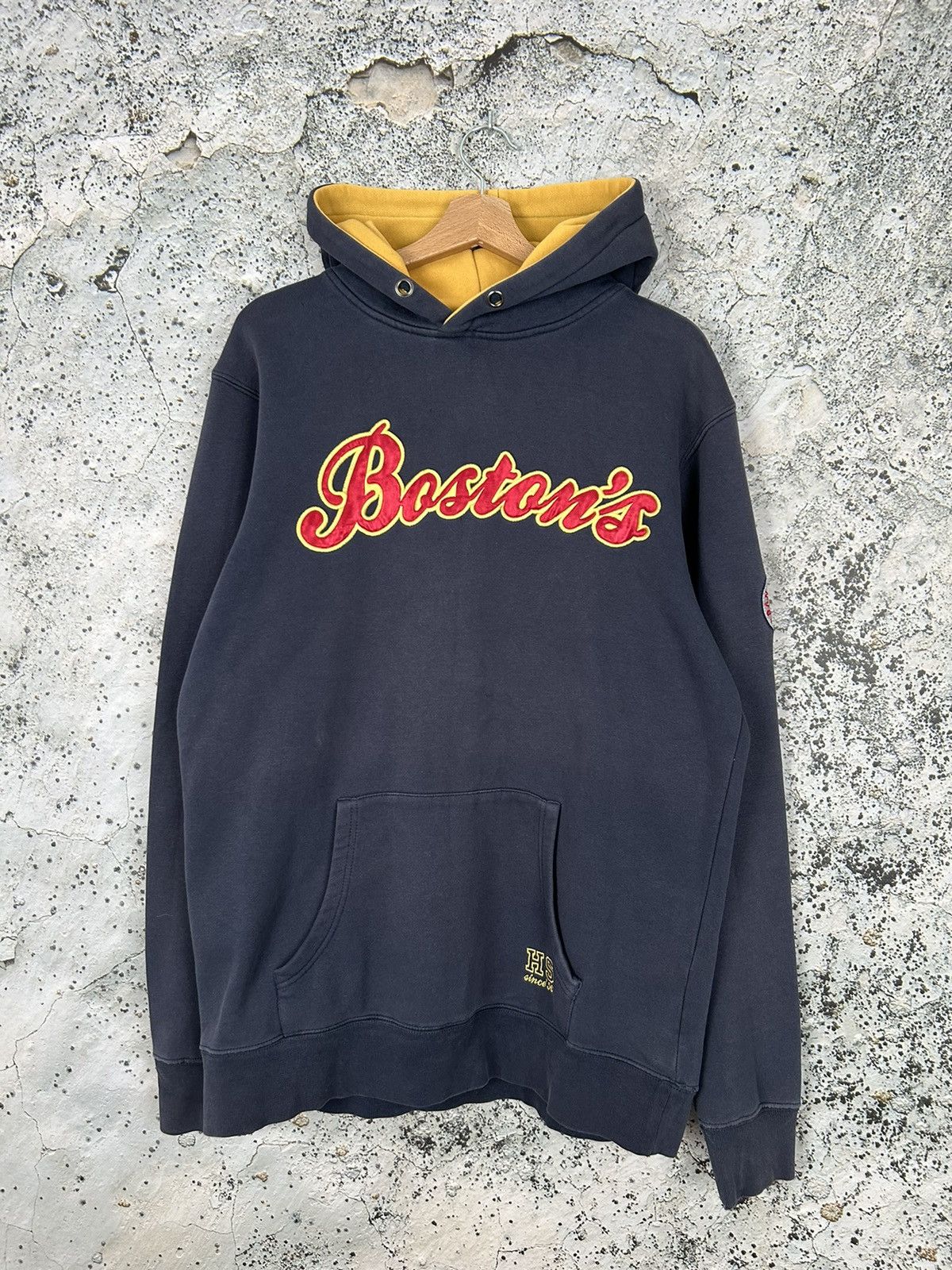 NFL Vintage Bostons NFL Sportswear Hoodie Spellout Baggy Size US XL / EU 56 / 4 - 1 Thumbnail