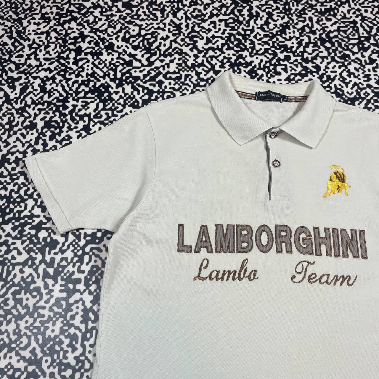 Lamborghini Vintage Y2K Lamborghini Racing Retro Polo T-shirt 90s Style Size US L / EU 52-54 / 3 - 4 Thumbnail