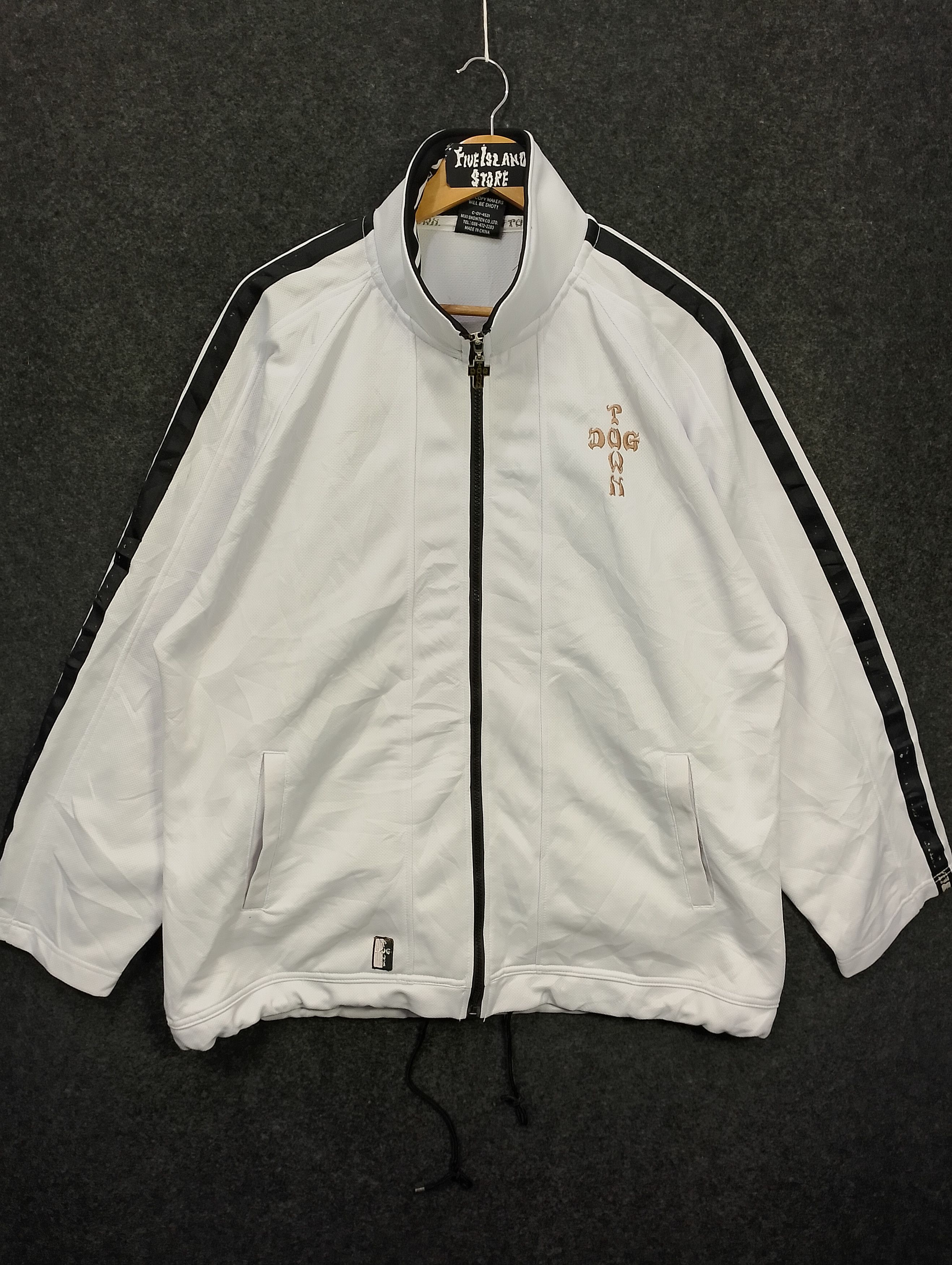 Dogtown Vintage Y2K Dogtown Cross Logo Track Jacket Size US XL / EU 56 / 4 - 1 Thumbnail