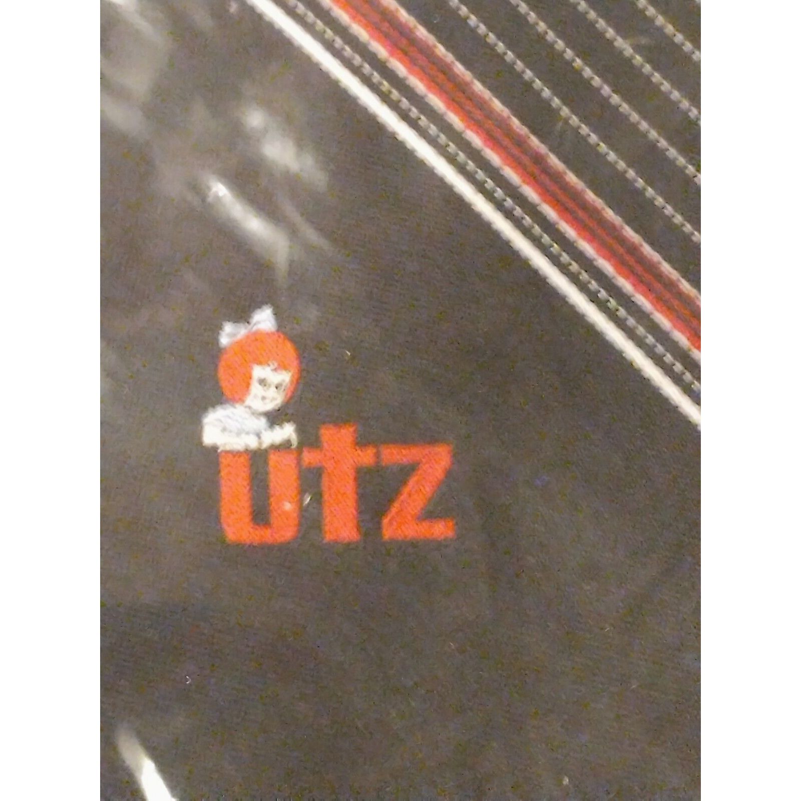 The Unbranded Brand UTZ Men's Promotional Pin Striped Blue White Red Tie Size ONE SIZE - 3 Thumbnail