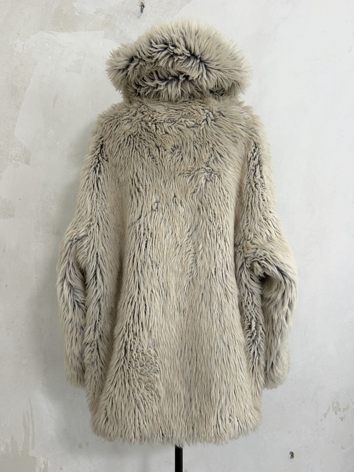 Helmut Lang Archive A/W 1992 oversized faux fur reversible jacket Size M / US 6-8 / IT 42-44 - 4 Thumbnail