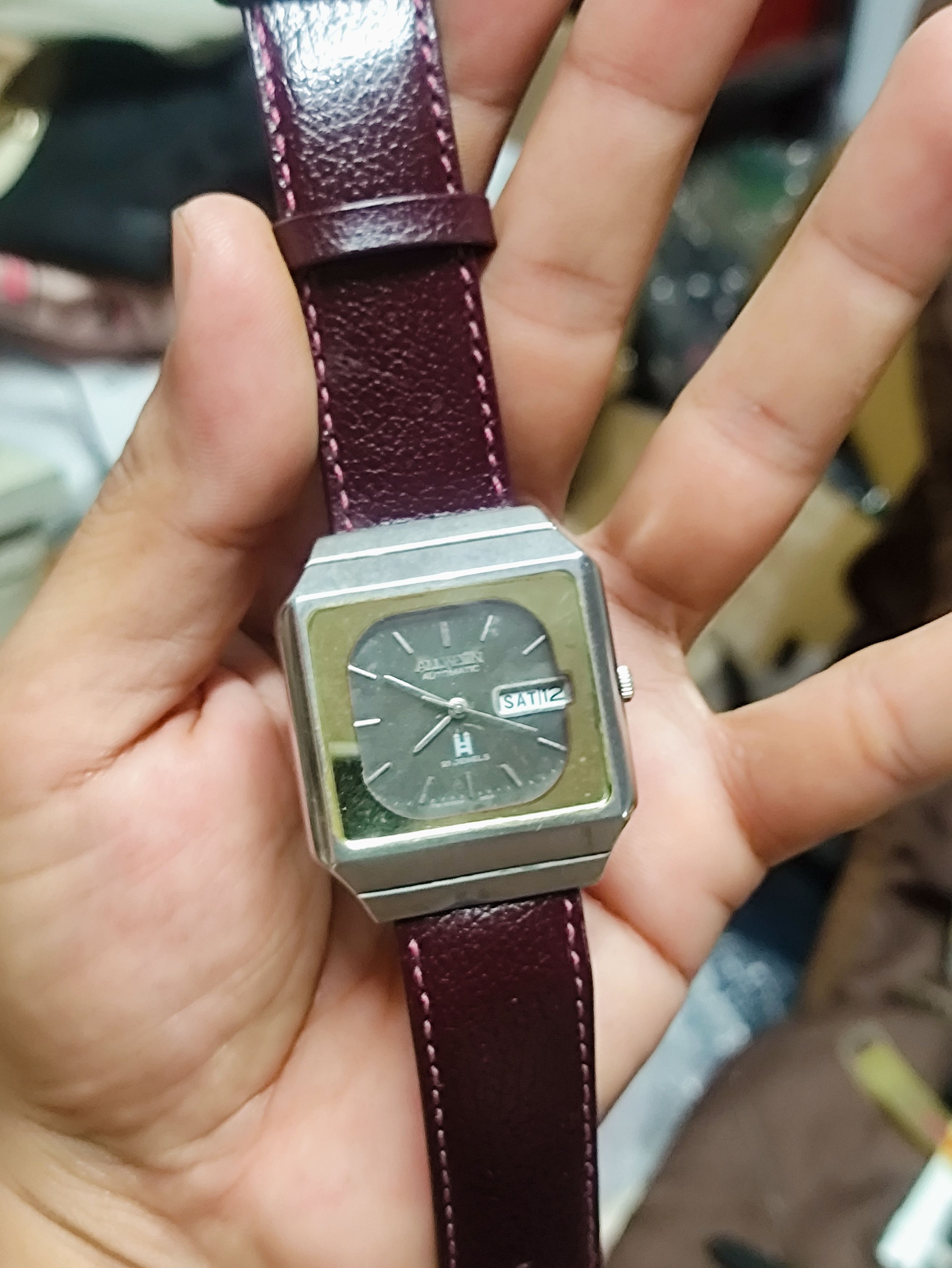 Japanese Brand × Vintage Retro Automatic Watch by " ALLWYN" ( Vintage Design) Size ONE SIZE - 9 Thumbnail