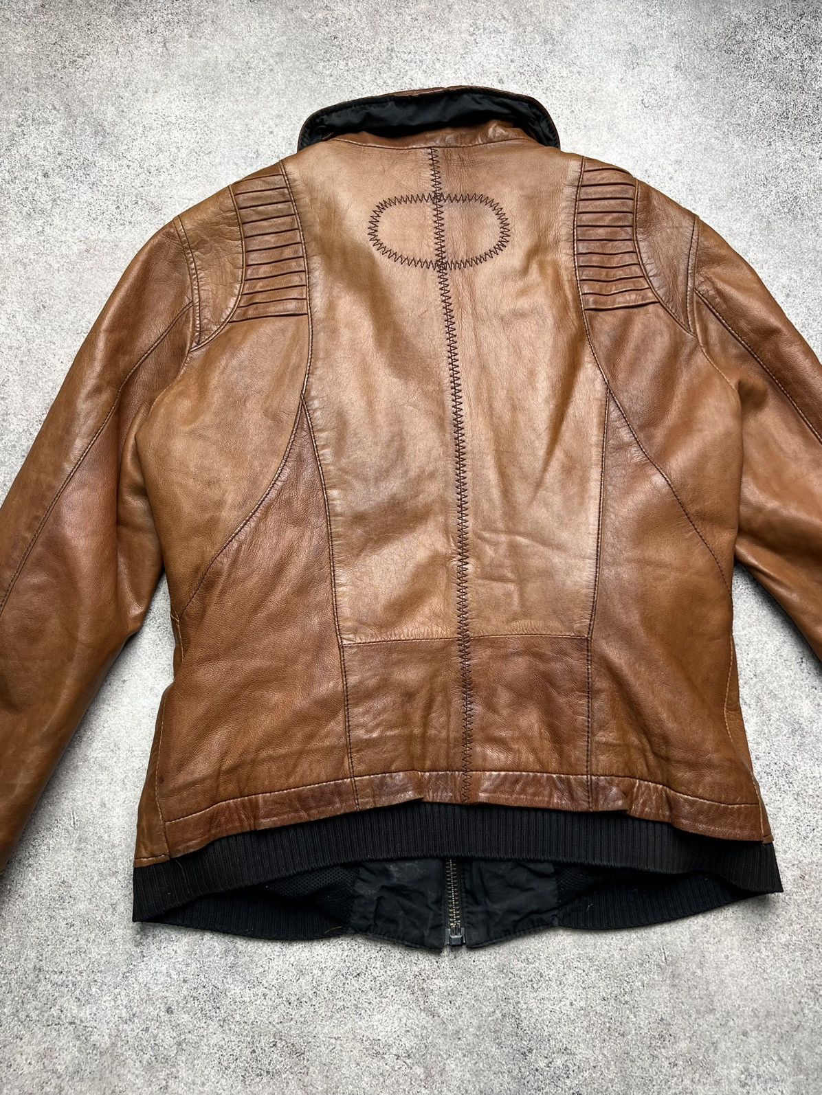 Hysteric Glamour Vintage faded leather japanese jacket Size S / US 4 / IT 40 - 7 Thumbnail