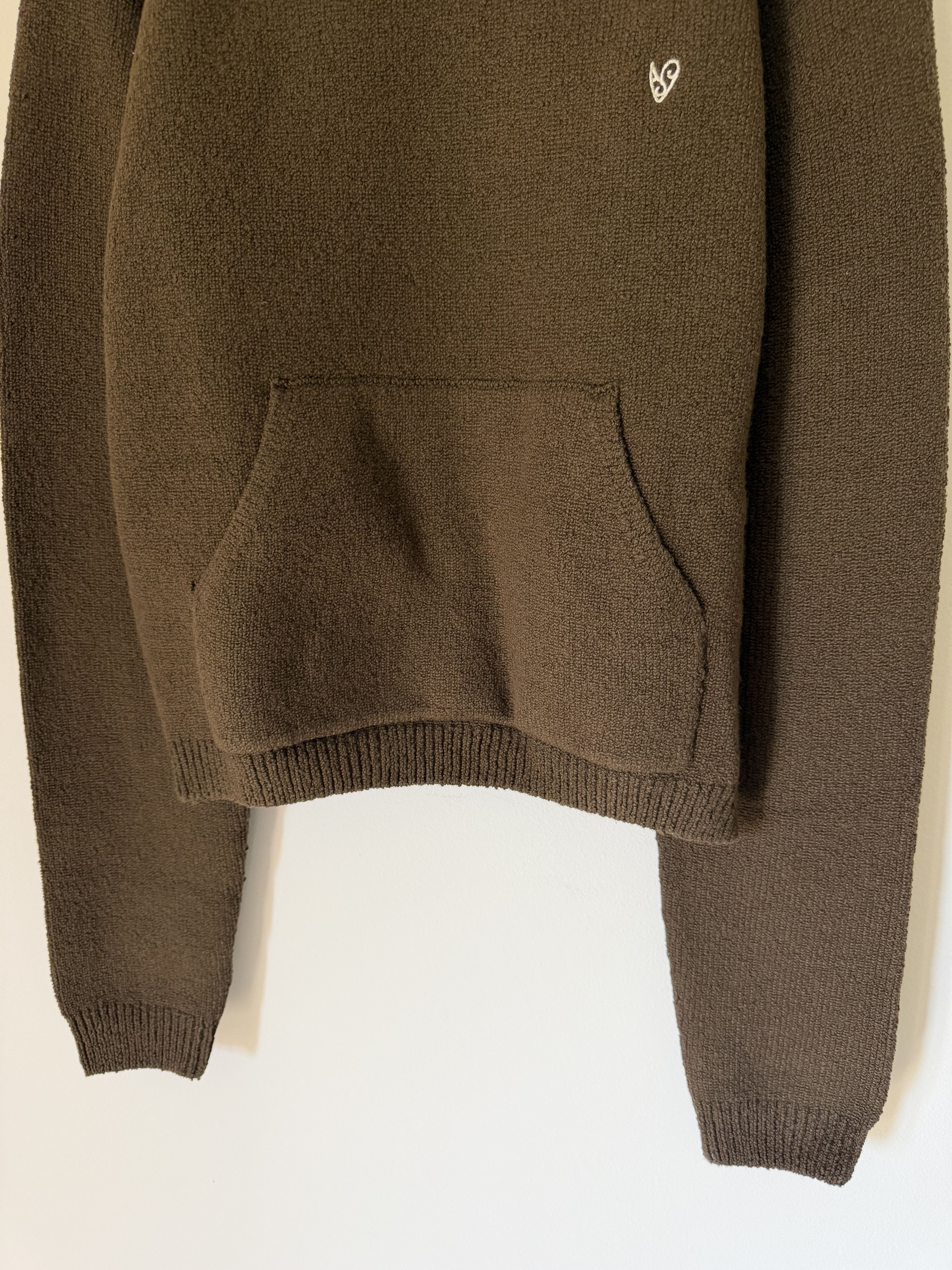 Acne Studios Acne Studios Kangaroo Pocket Sweater in Brown Size US XL / EU 56 / 4 - 3 Thumbnail