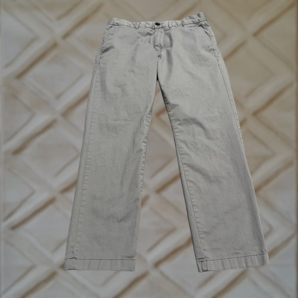 Nordstrom Nordstrom 1901 Stable Slim Fit Chino Pants Mens 32x30 Gray Straight Leg Stretch Size US 32 / EU 48 - 1 Thumbnail