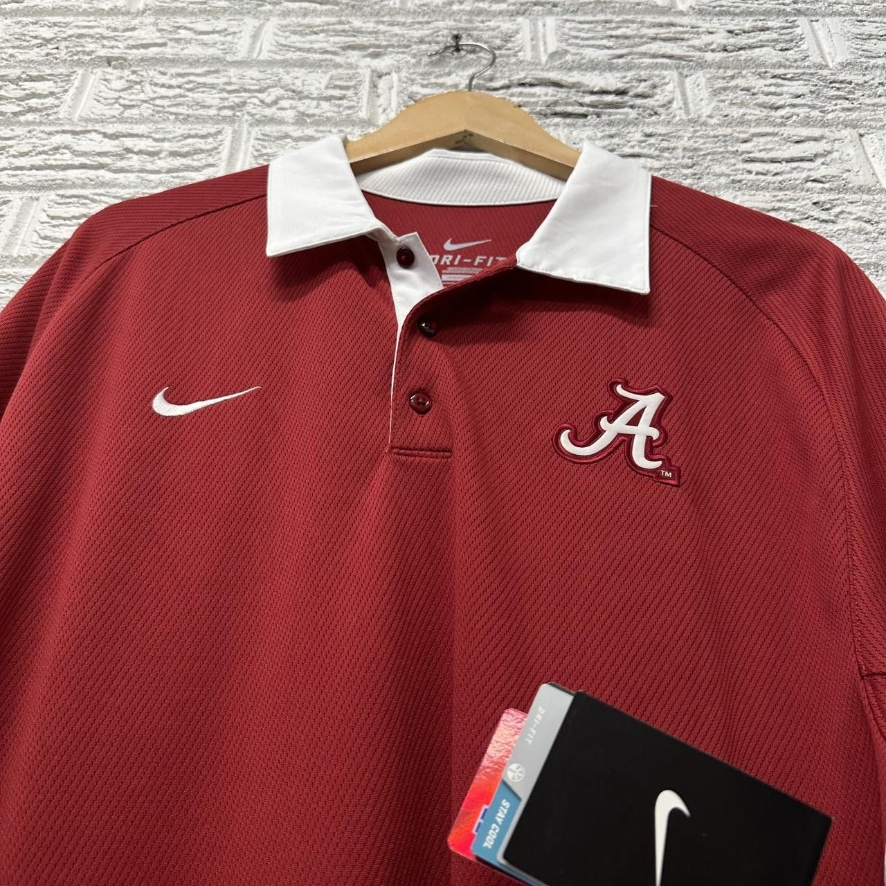 Nike New With Tags Nike Alabama Crimson Tide Dri Fit Collared L Size US L / EU 52-54 / 3 - 1 Thumbnail