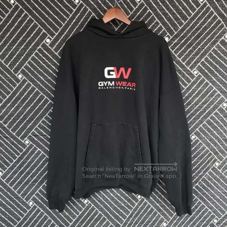Balenciaga Balenciaga Letter print classic hooded sweatshirt Size US S / EU 44-46 / 1 - 1 Thumbnail