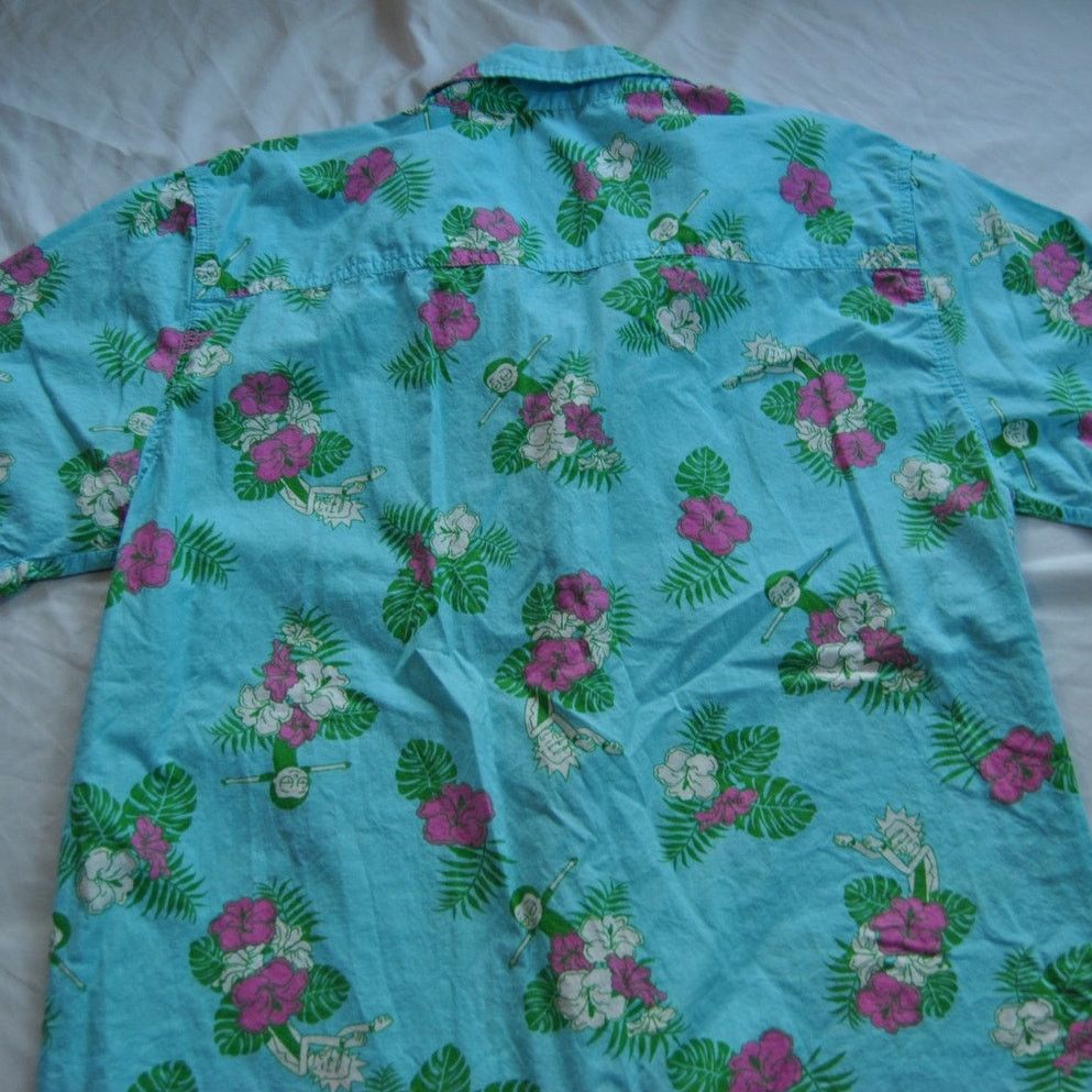 Other Rick & Morty Hawaiian Button Down Shirt XL Size US XL / EU 56 / 4 - 9 Thumbnail